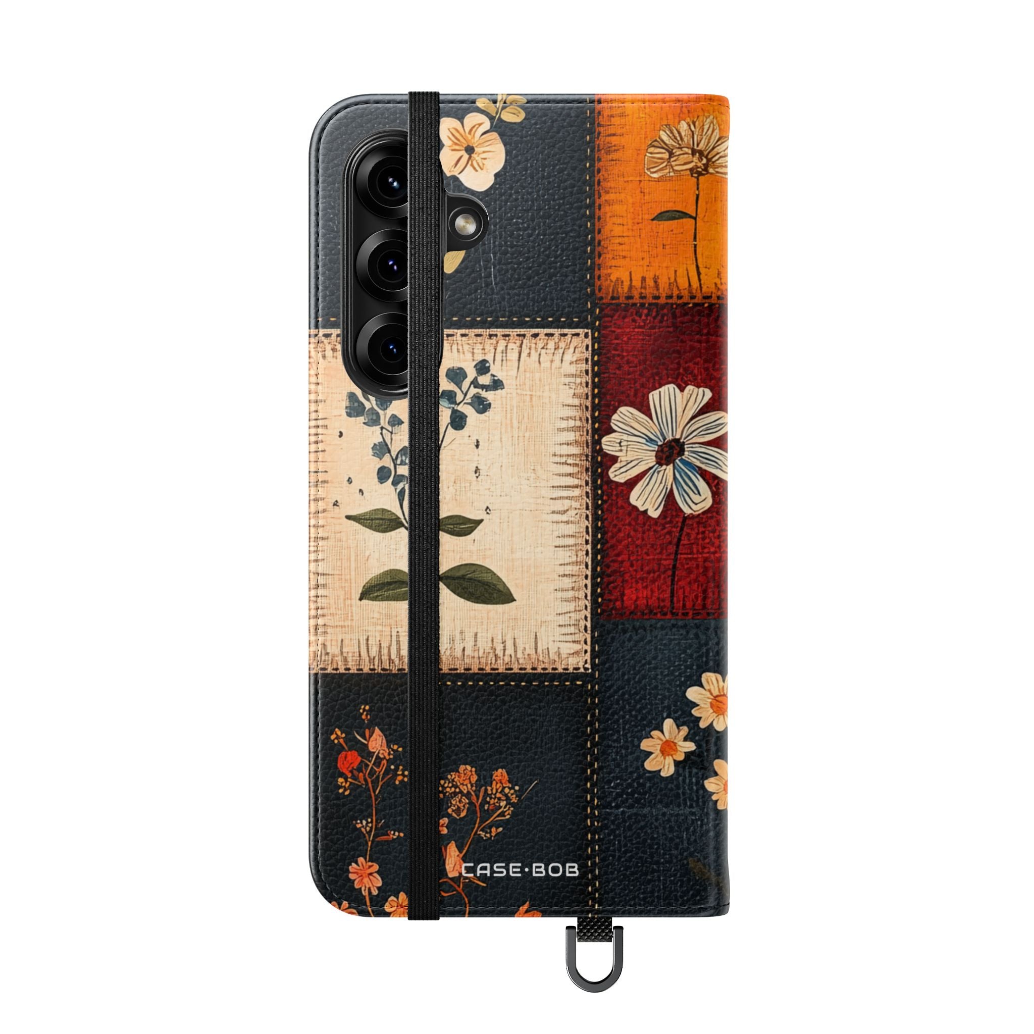 Patchwork Blooms - Samsung S25+ Case - Portemonnee