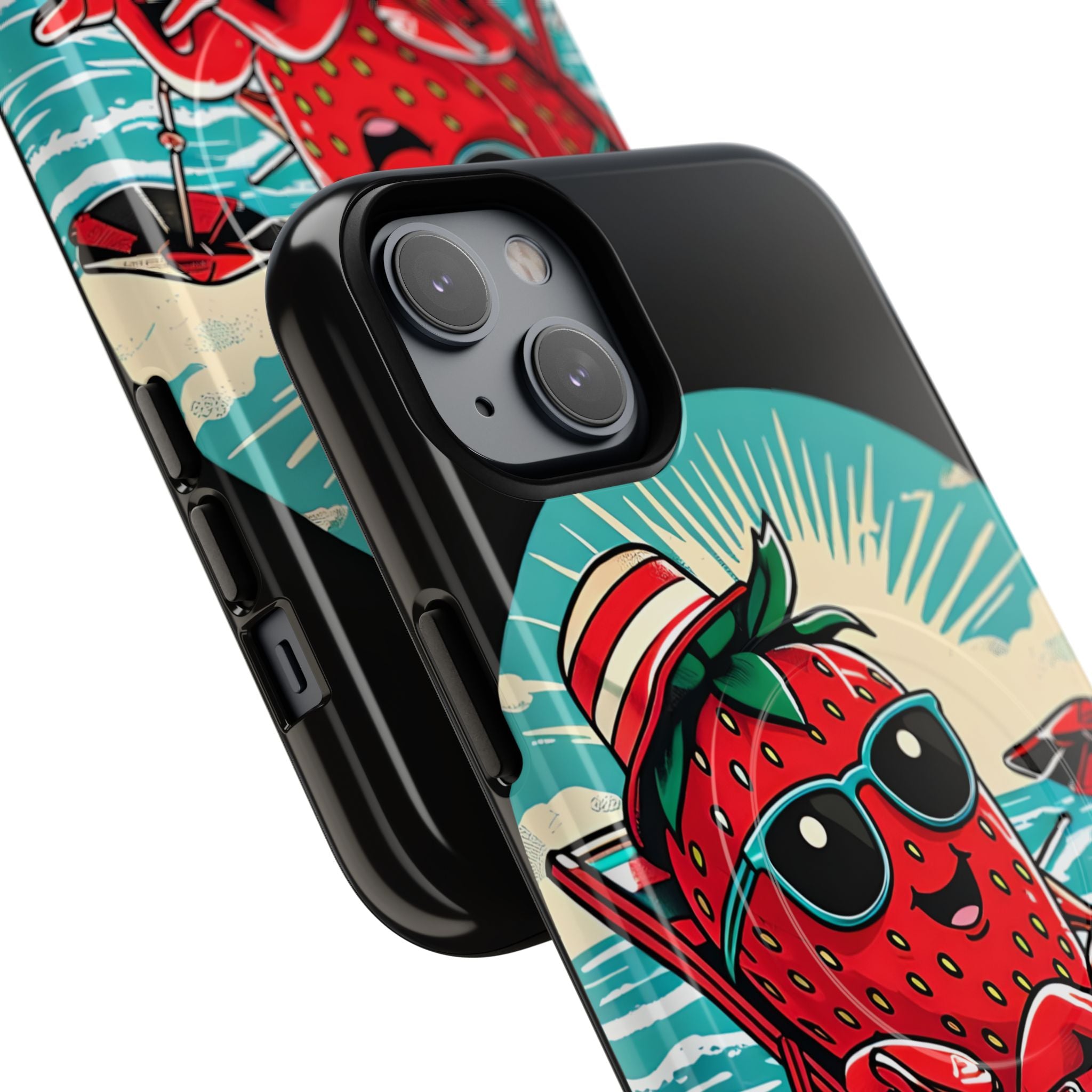 Retro Coastal Berry · Tough+ Magsafe