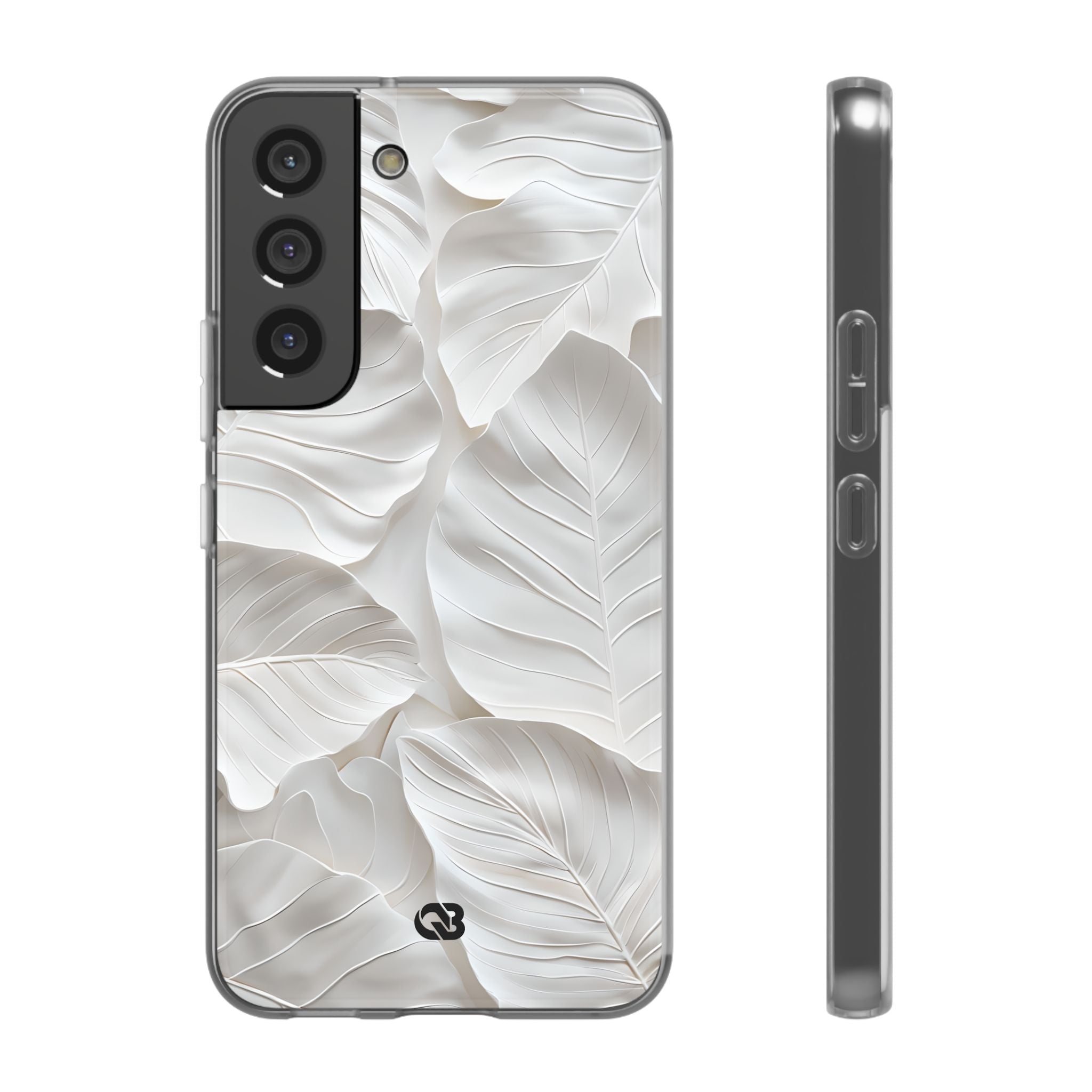 Sculpted Ivory Leaves · Soft Handyhülle für Samsung