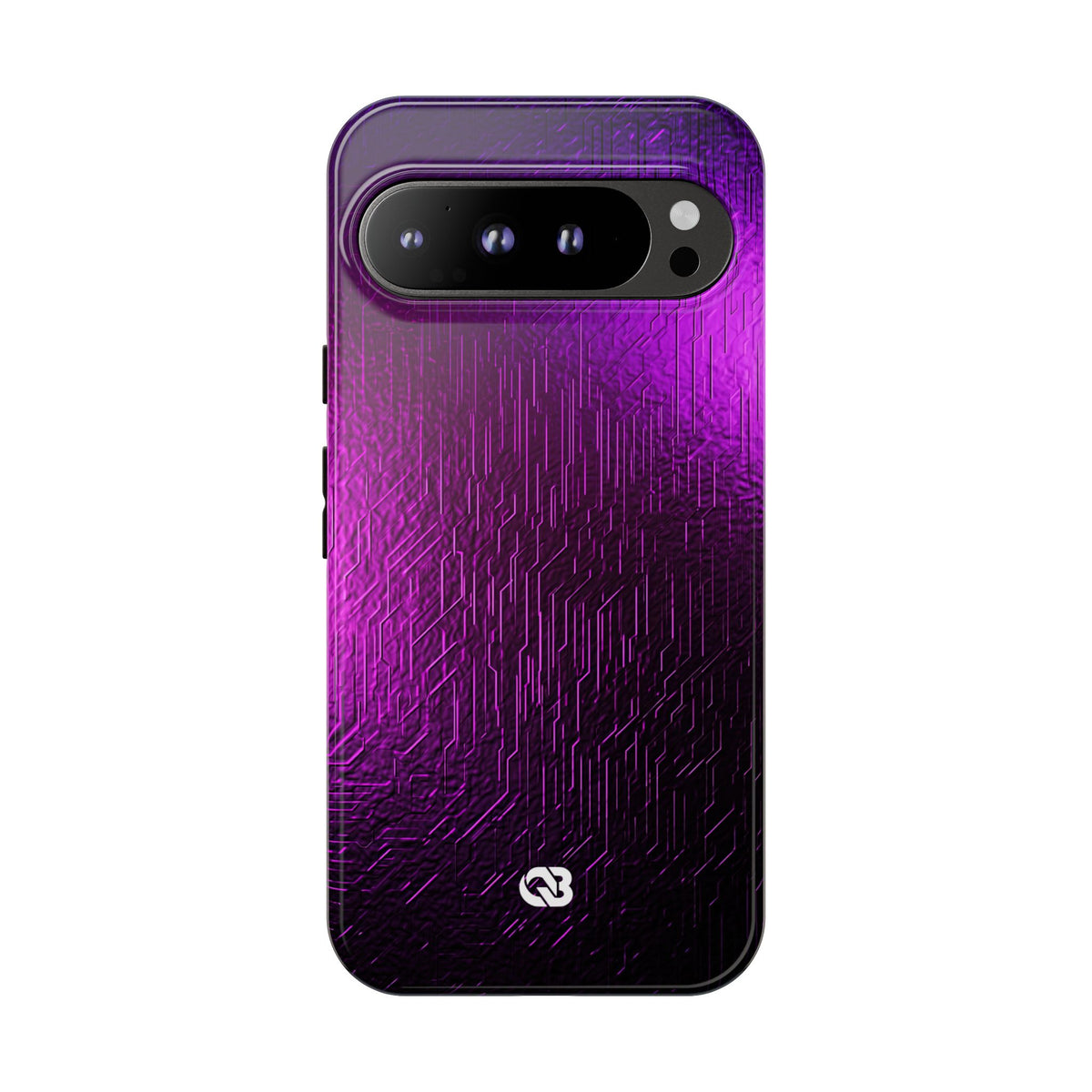 Violet Cyber Circuit · Tough Phone Case for Pixel · Purple
