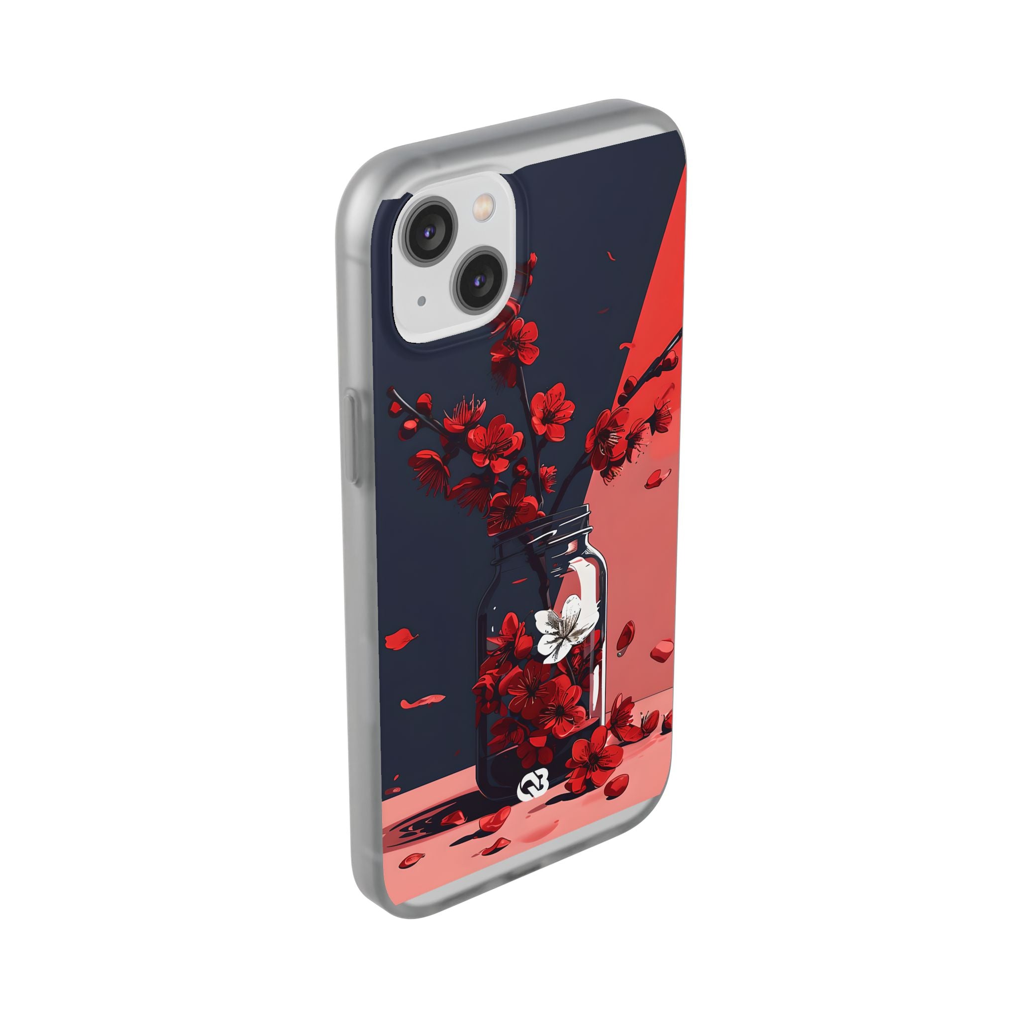 Crimson Blossom Jar · Soft Coque de téléphone pour iPhone