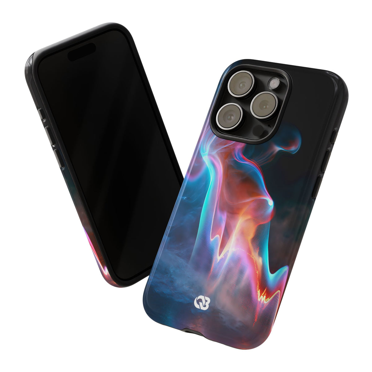 Neon Waveform · Tough Phone Case for iPhone · Black
