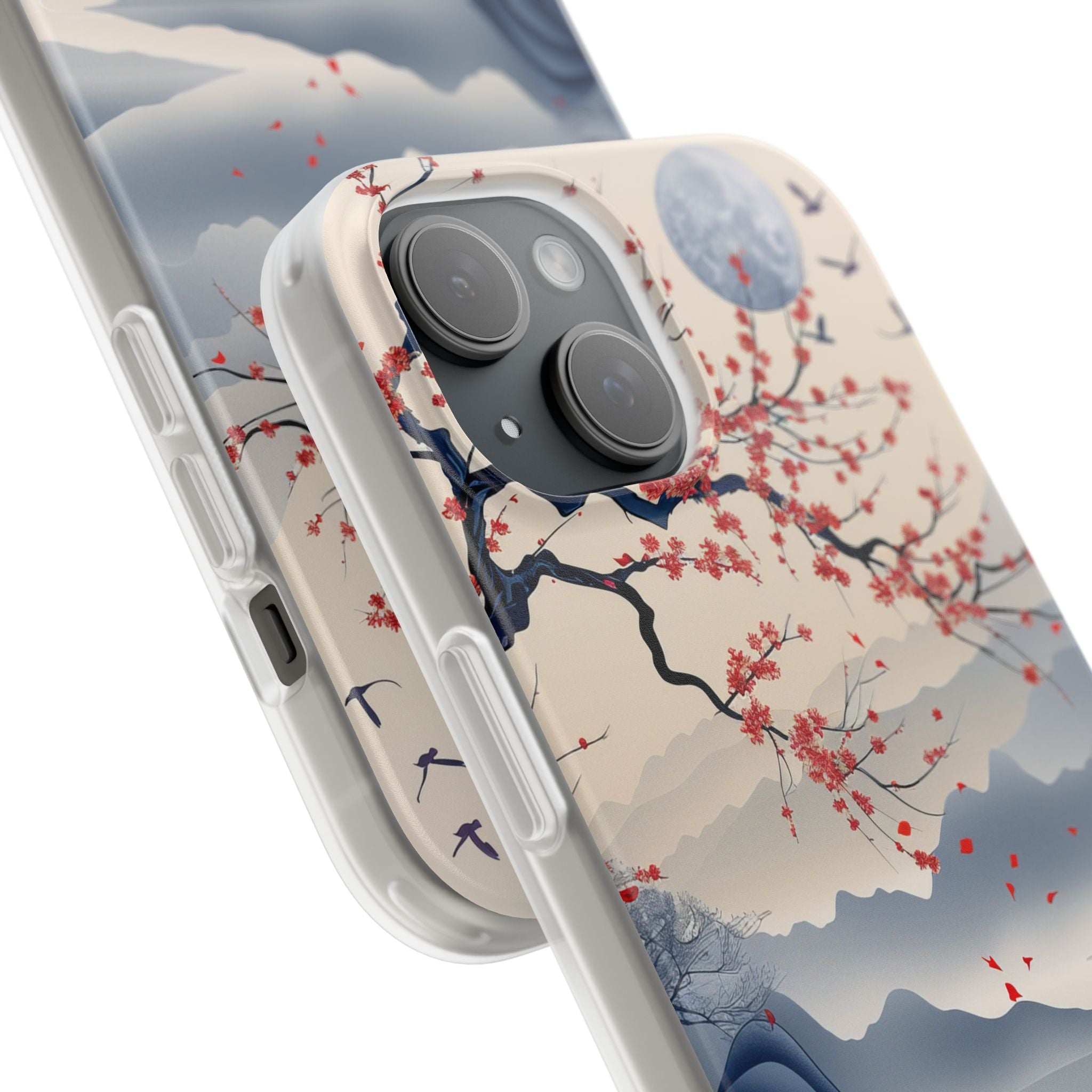 Blossom Moonbranch iPhone 15 Case - Soft