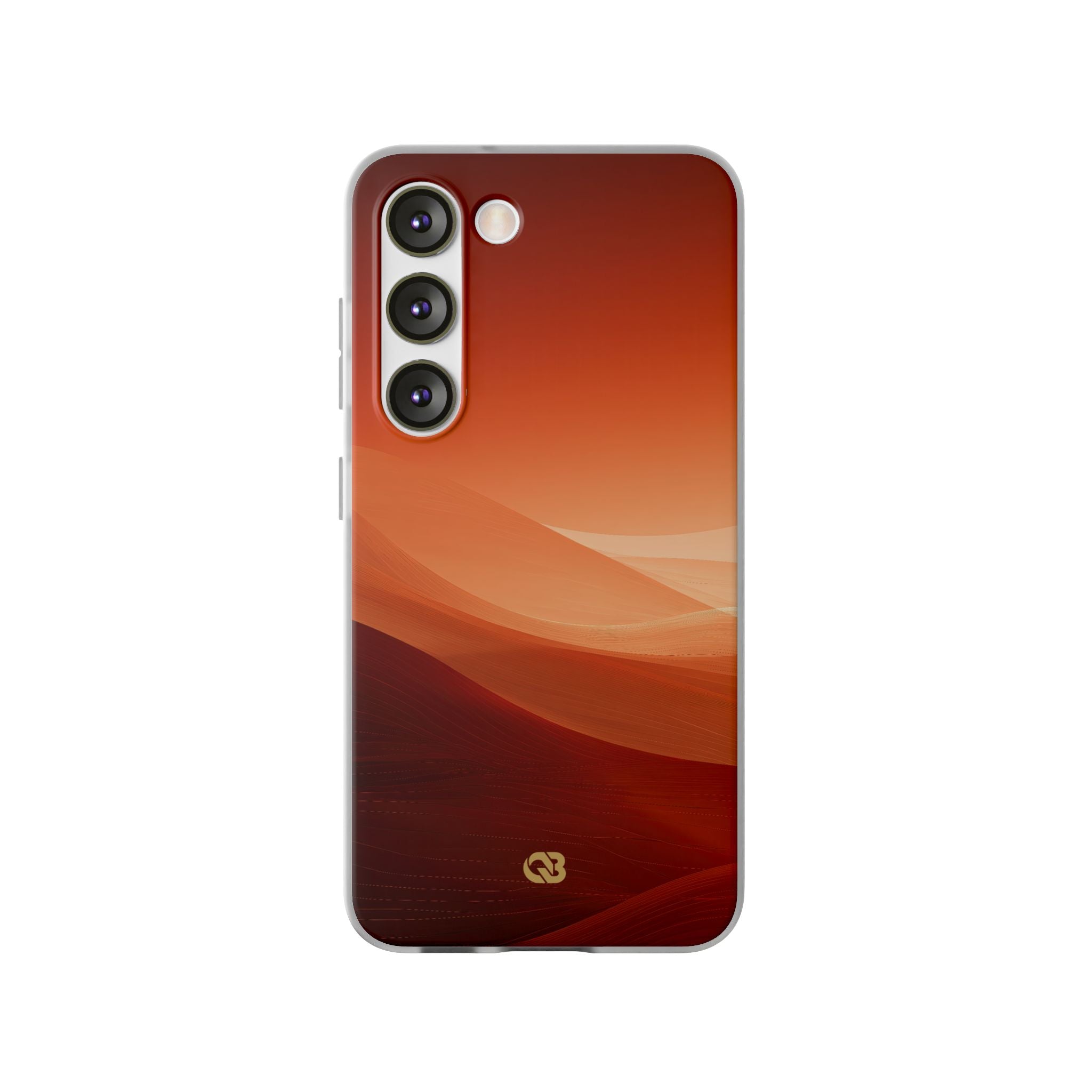 Orange Lite Phone Case for Samsung - Crimson Dune Gradient
