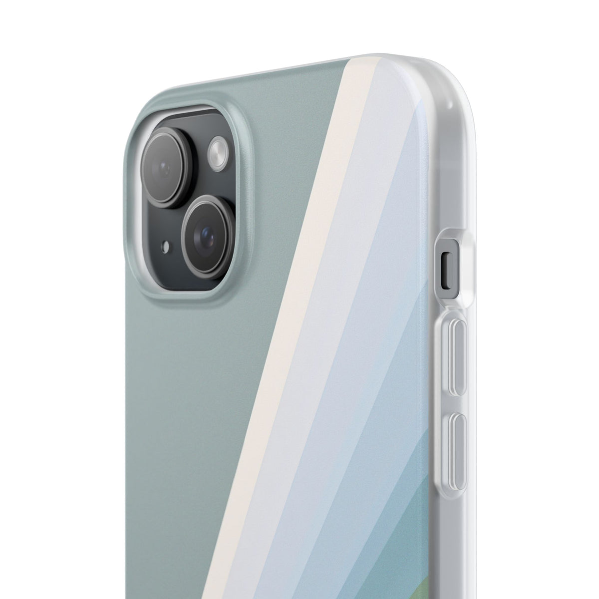 Green Lite Phone Case for iPhone - Sage Prism Beam