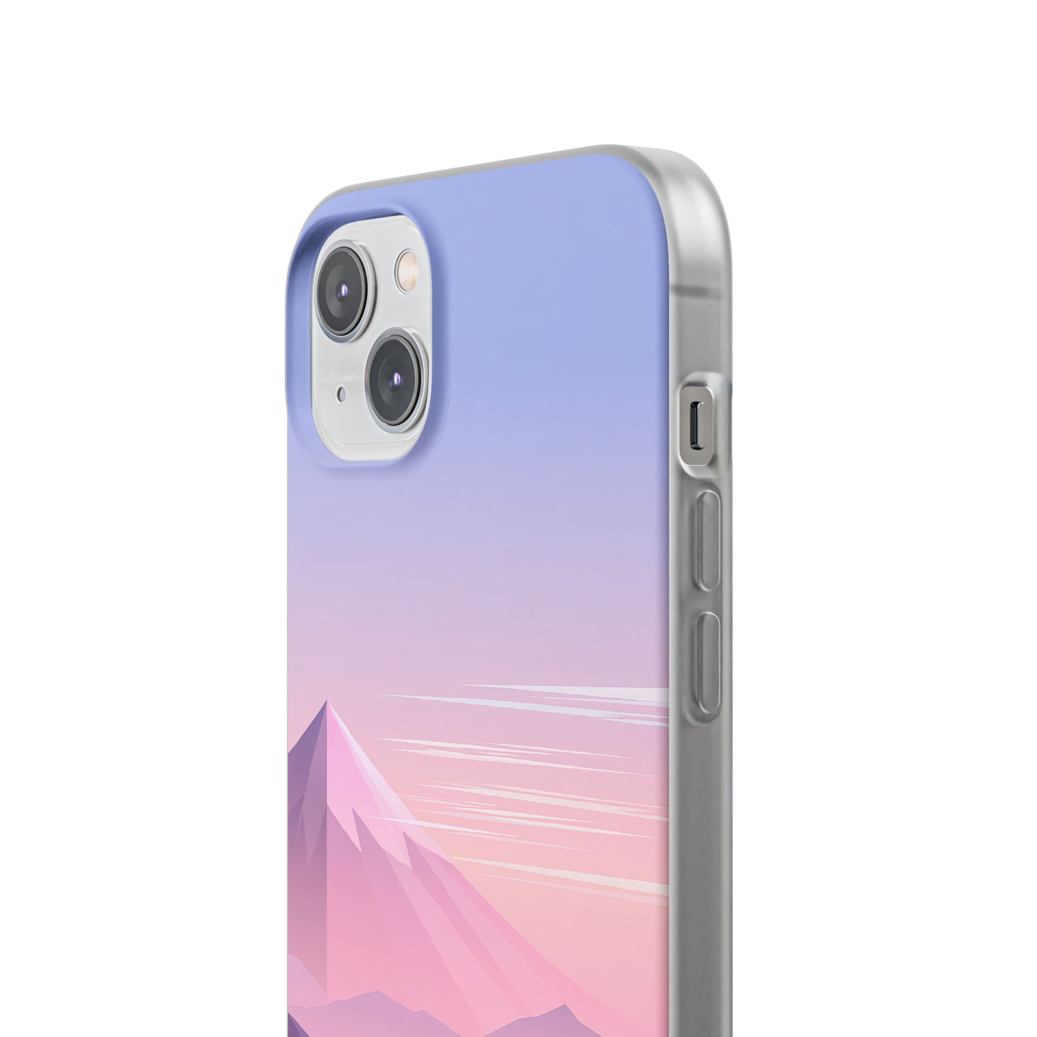Purple Lite Phone Case for iPhone - Lavender Alpine Dawn