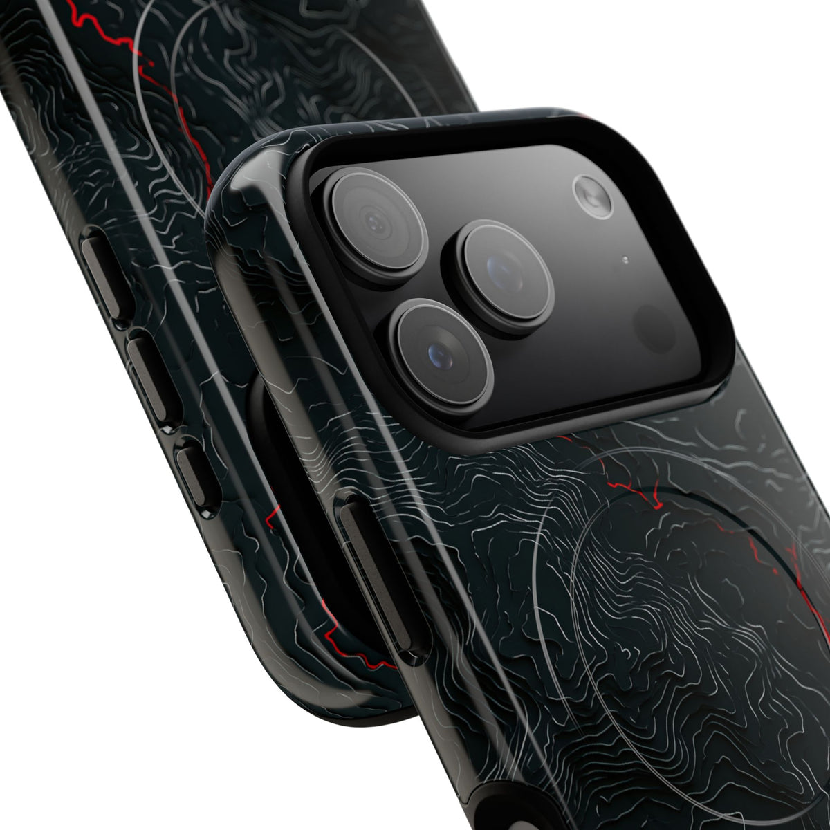 Crimson Rift · Tough 2.0 Magnetic Phone Case for iPhone · Black