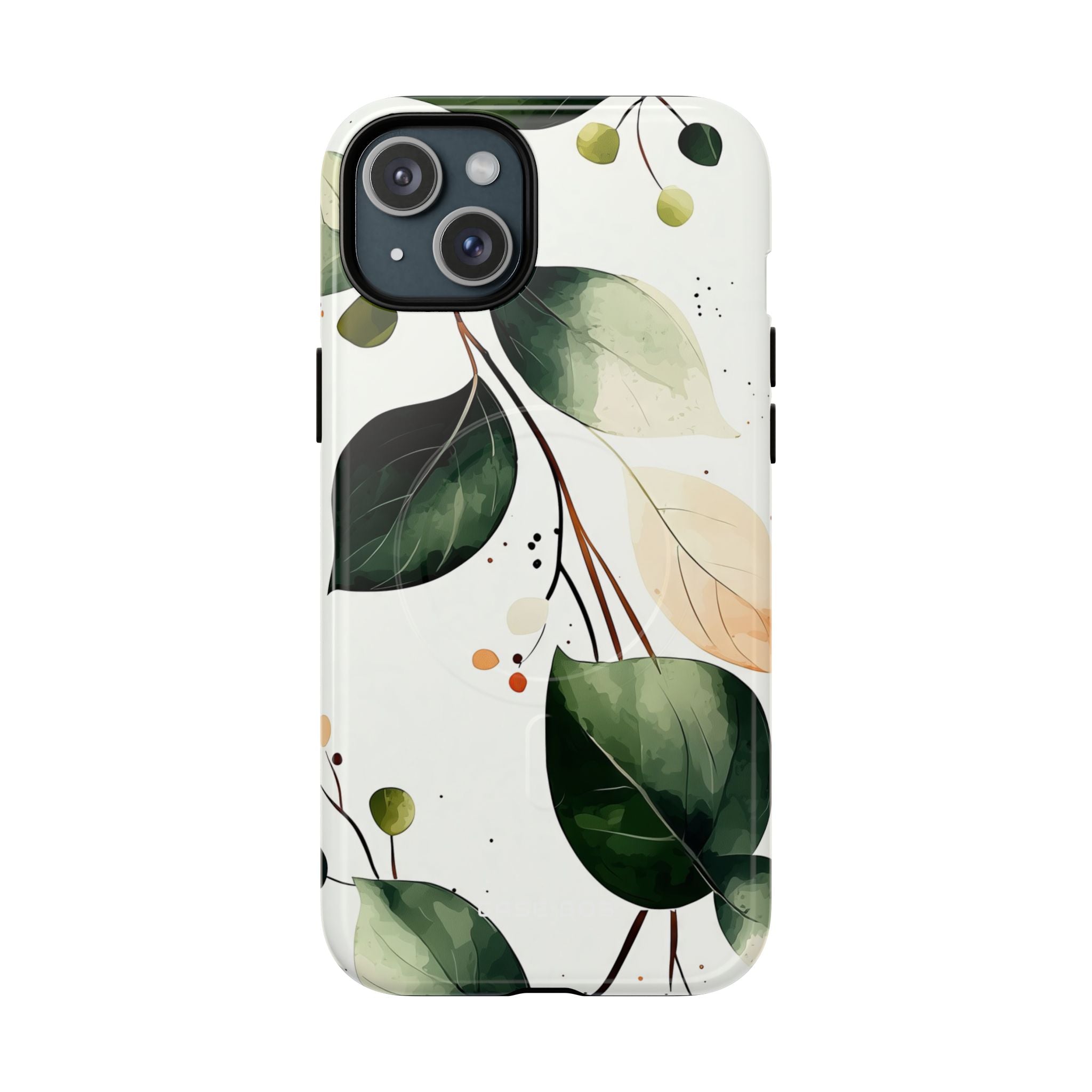 Greenberry Branch iPhone 15 Plus Cover - Tough+
