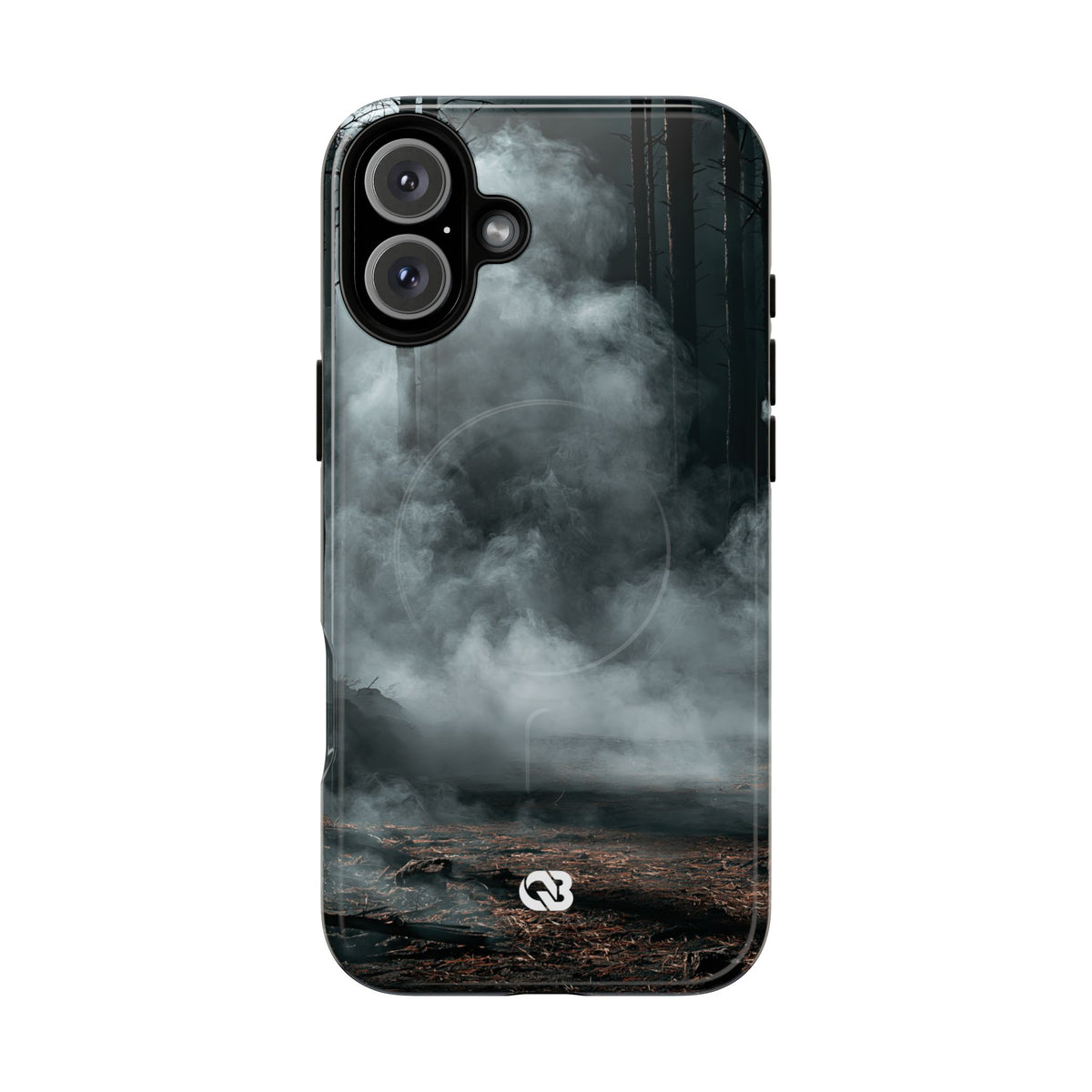Shadowed Pine Mist · Tough 2.0 Magnetic Phone Case for iPhone · Black