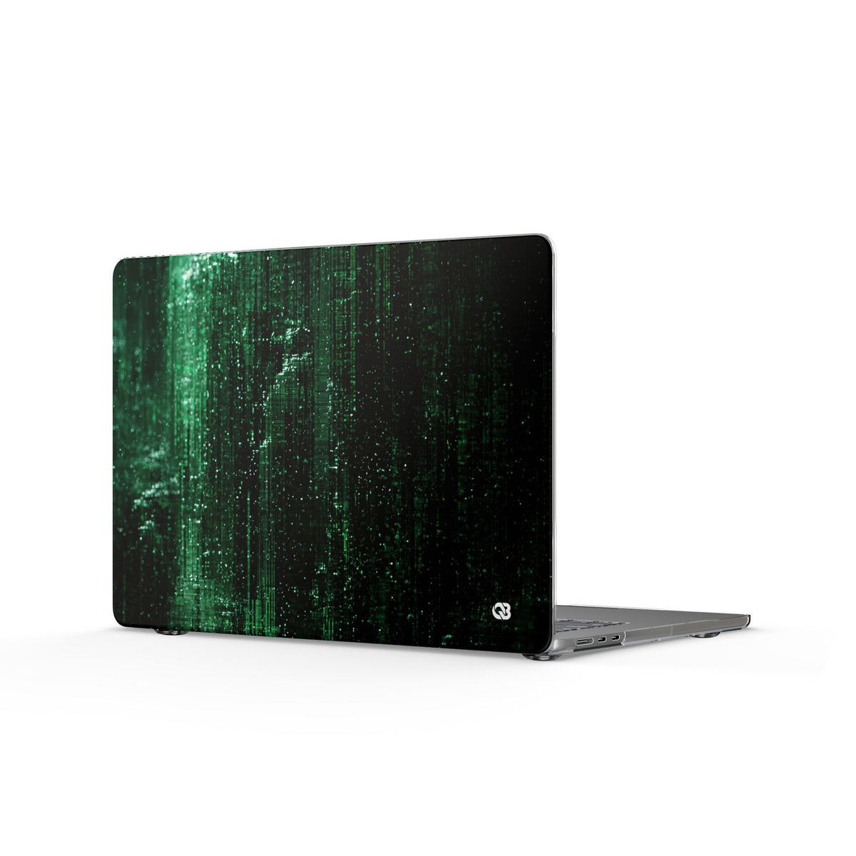 Emerald Void · Clear Hard Case for MacBook · Green