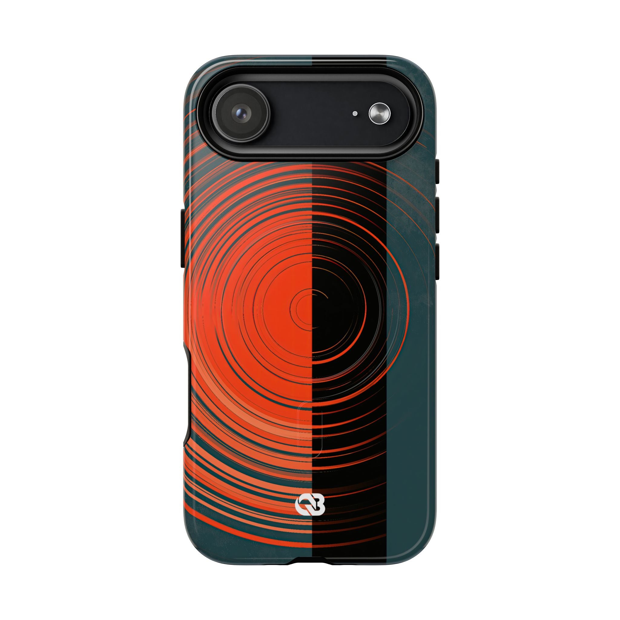 Teal Tough 2.0 Magsafe Phone Case for iPhone - Burnt Slate Radial
