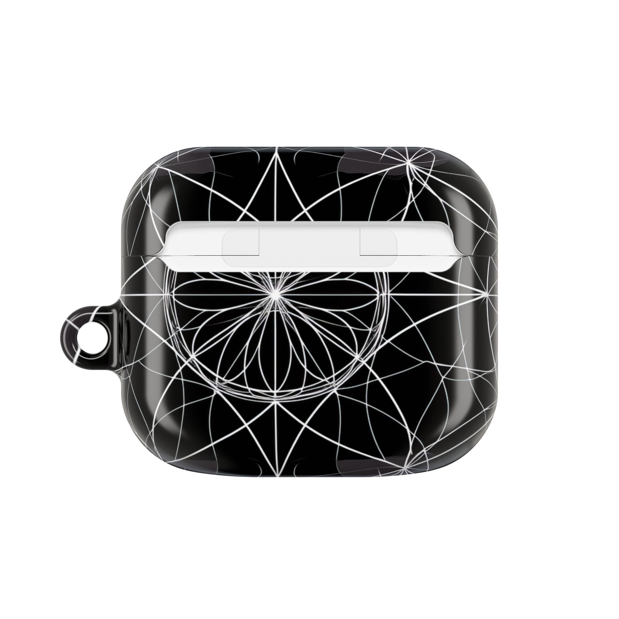 White Mandala Radiance - AirPods Case