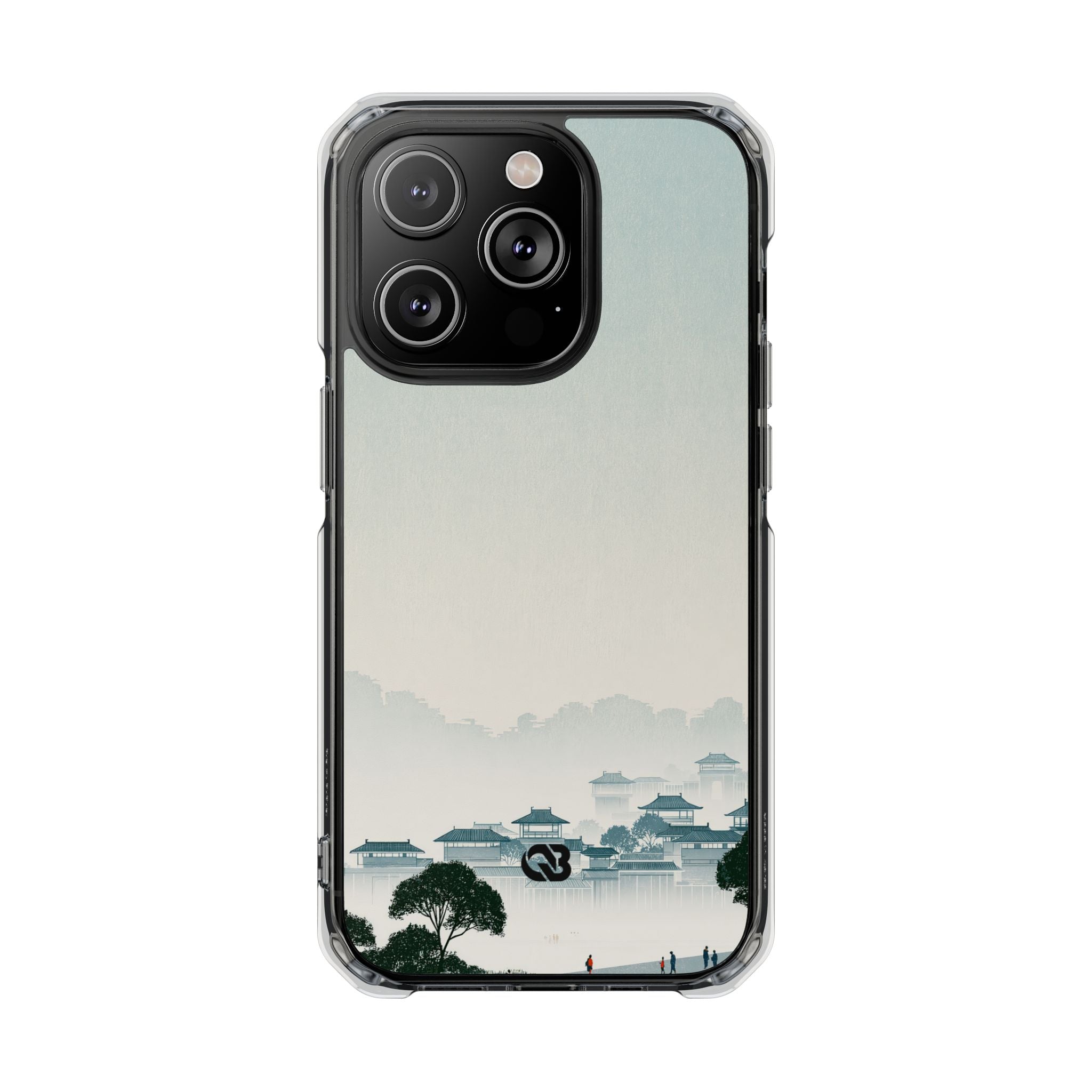 Blue Impact MagSafe Phone Case for iPhone - Mist Valley Pagoda