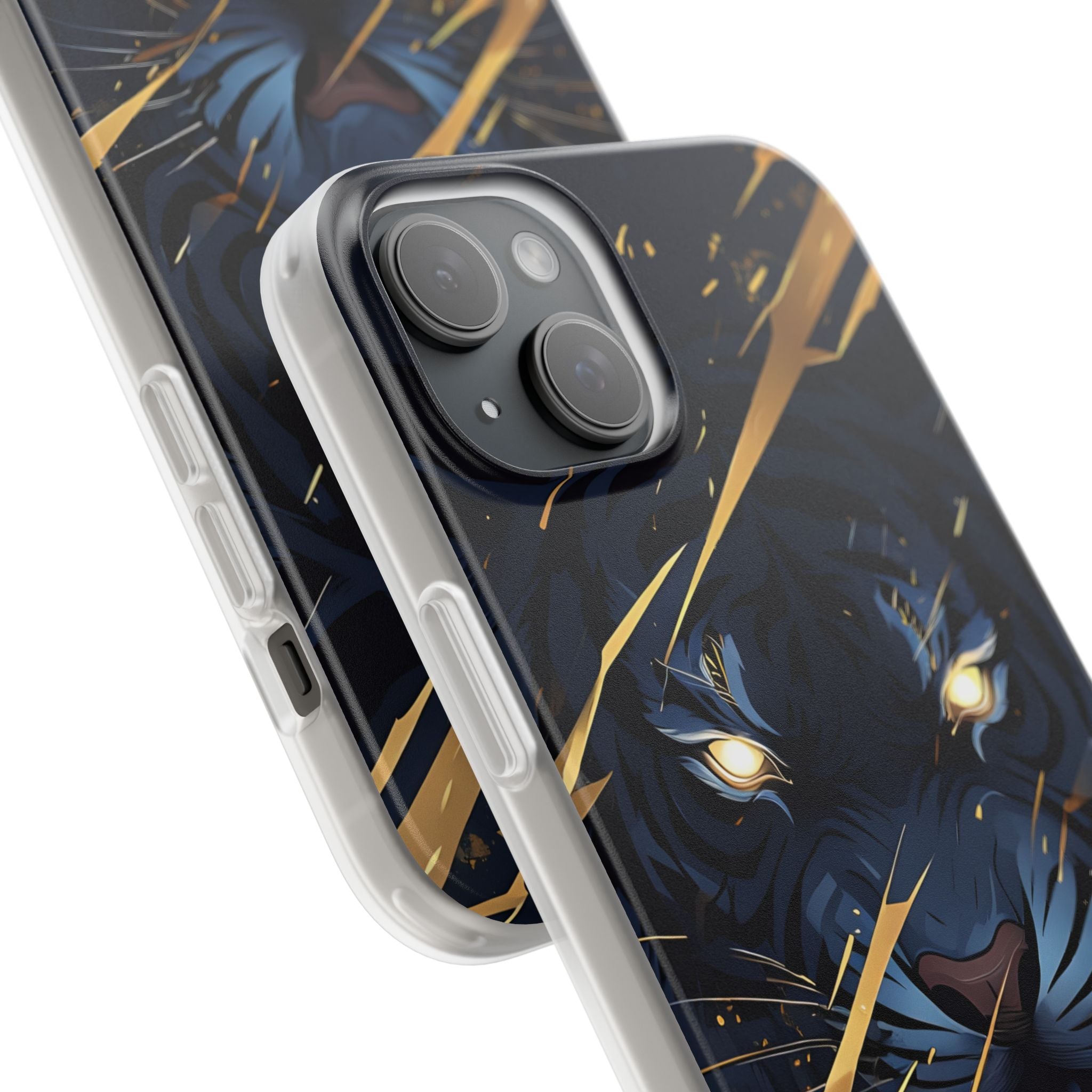 Obsidian Gold Predator · Soft Coque de téléphone pour iPhone