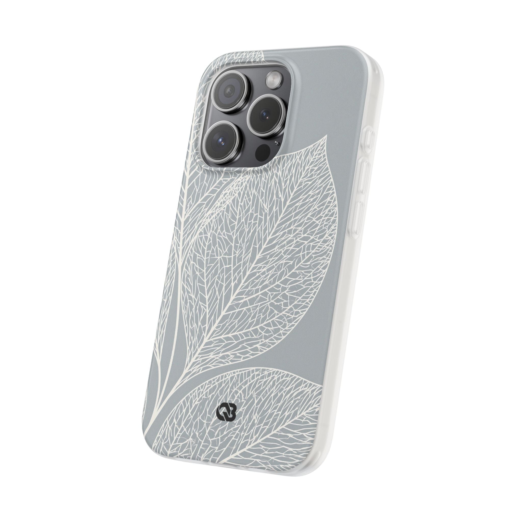 Grey Lite Phone Case for iPhone - Frosted Ash Veins