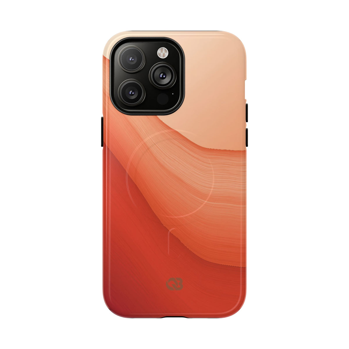 Terracotta Flow · Tough 2.0 Magnetic Phone Case for iPhone · Orange