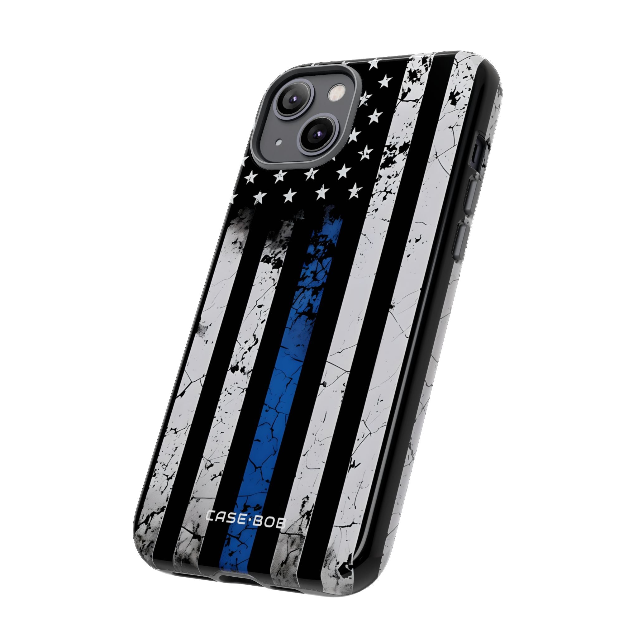 Blue Stripe Flag iPhone 14 Plus Case - Tough