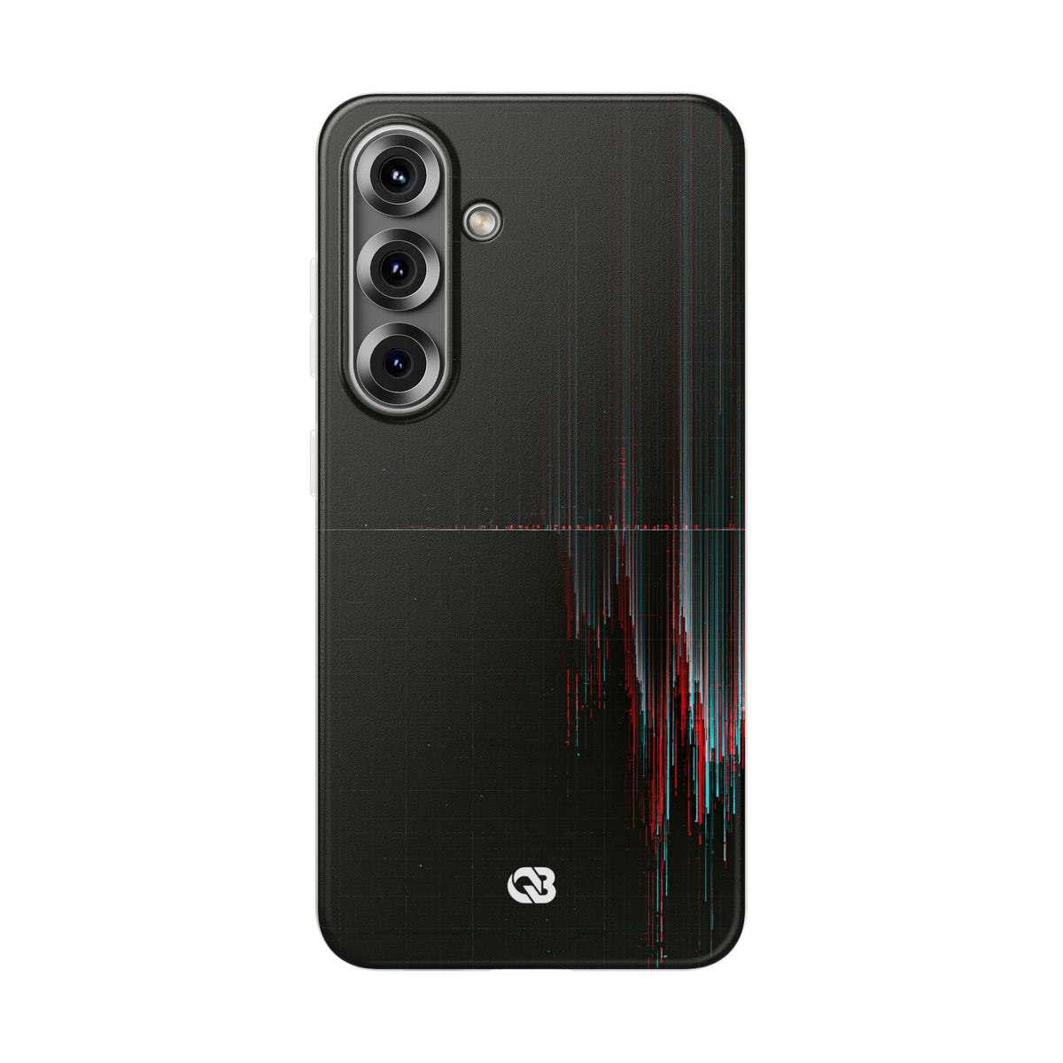 Black Lite Phone Case for Samsung - Corrupted Data Stream