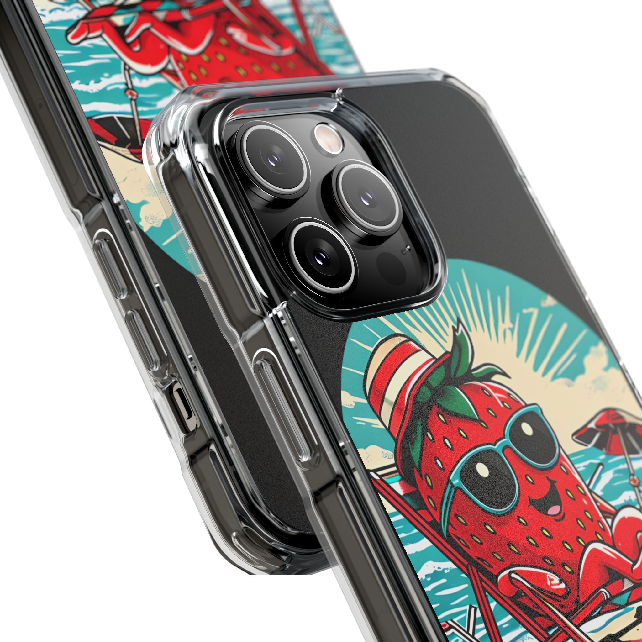 Ρετρό Παραλιακό Μούρο · Impact Θήκη για iPhone · Magsafe