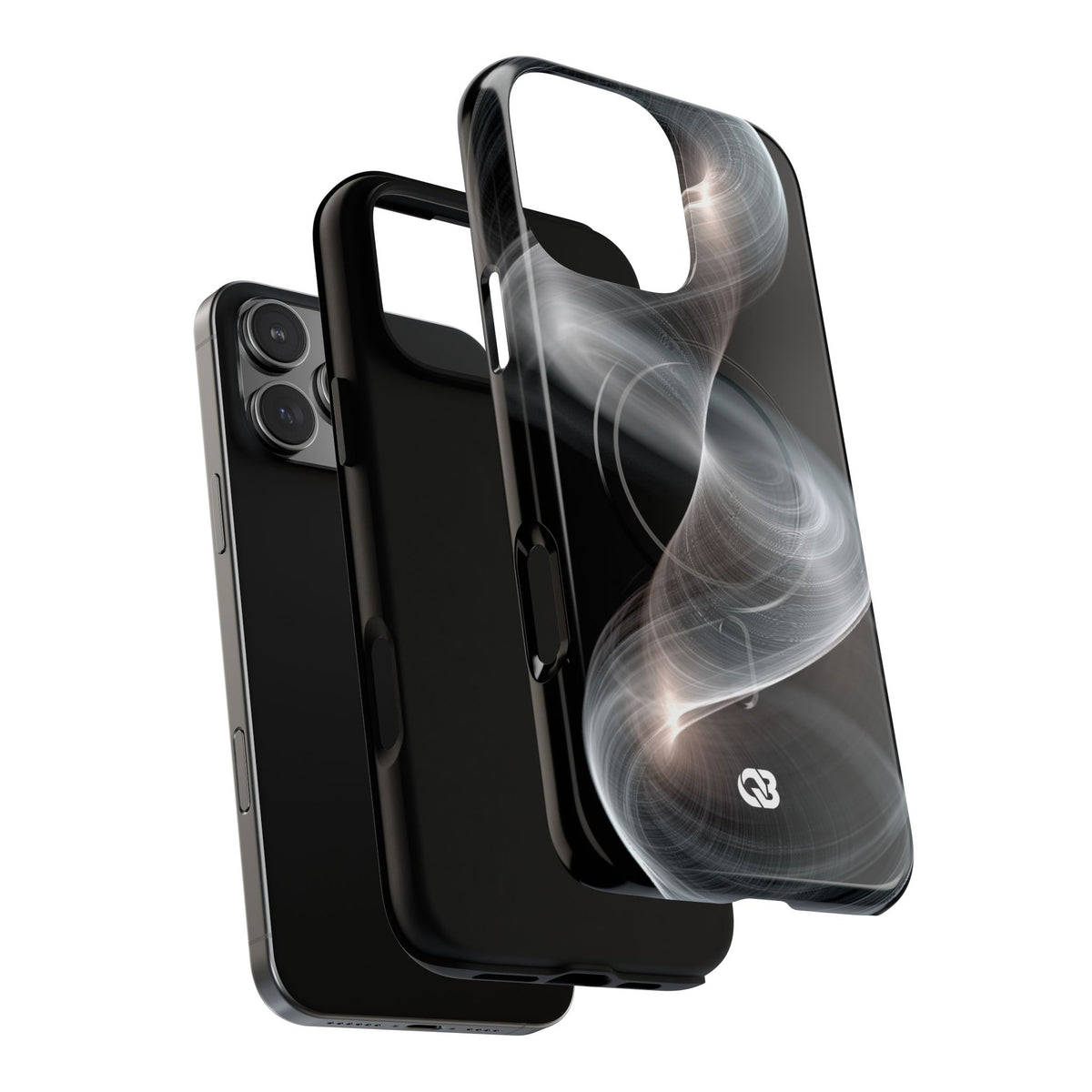 Luminous Vortex · Tough 2.0 Magnetic Phone Case for iPhone · Black