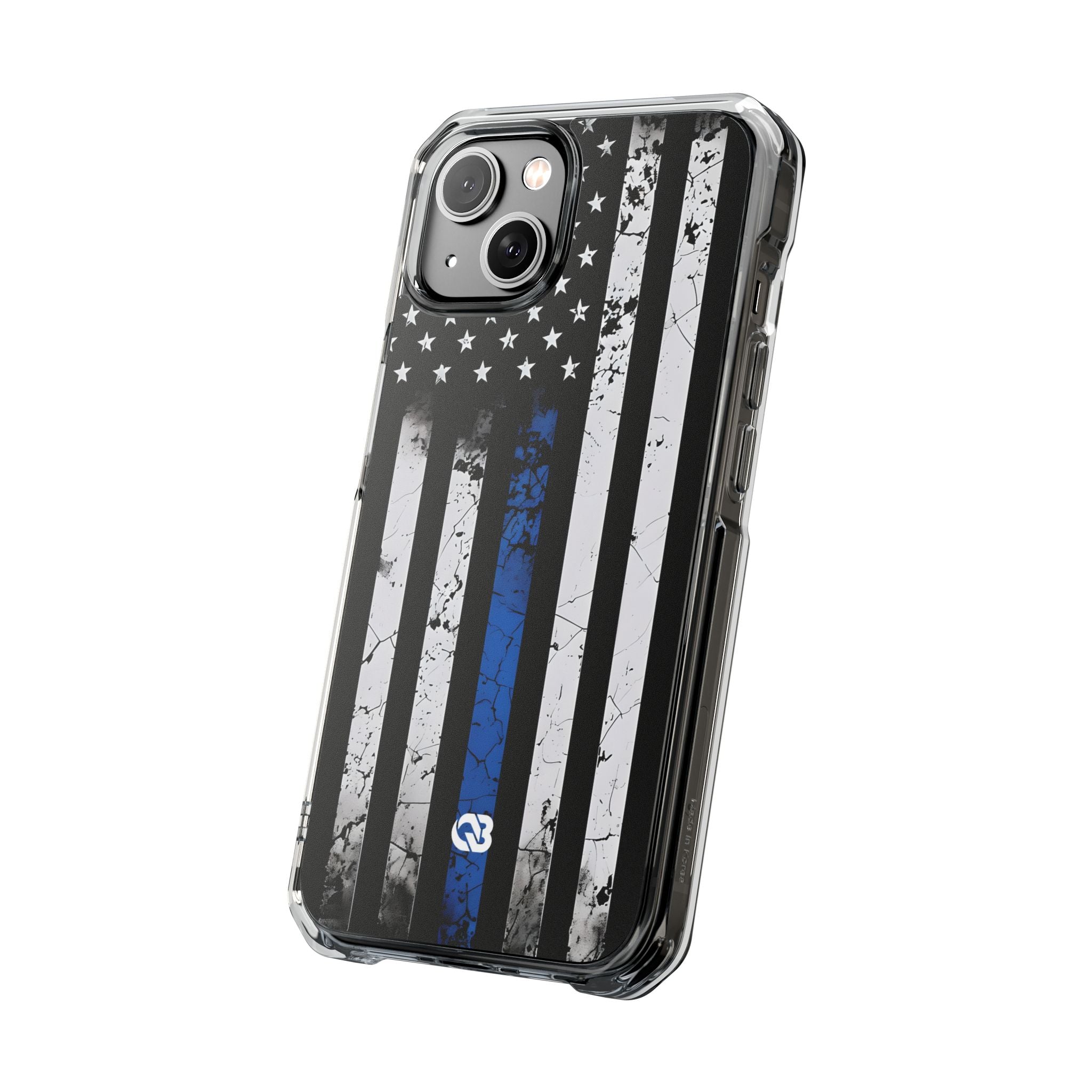Gritty Cobalt Flag · Impact Phone Case for iPhone · Magsafe
