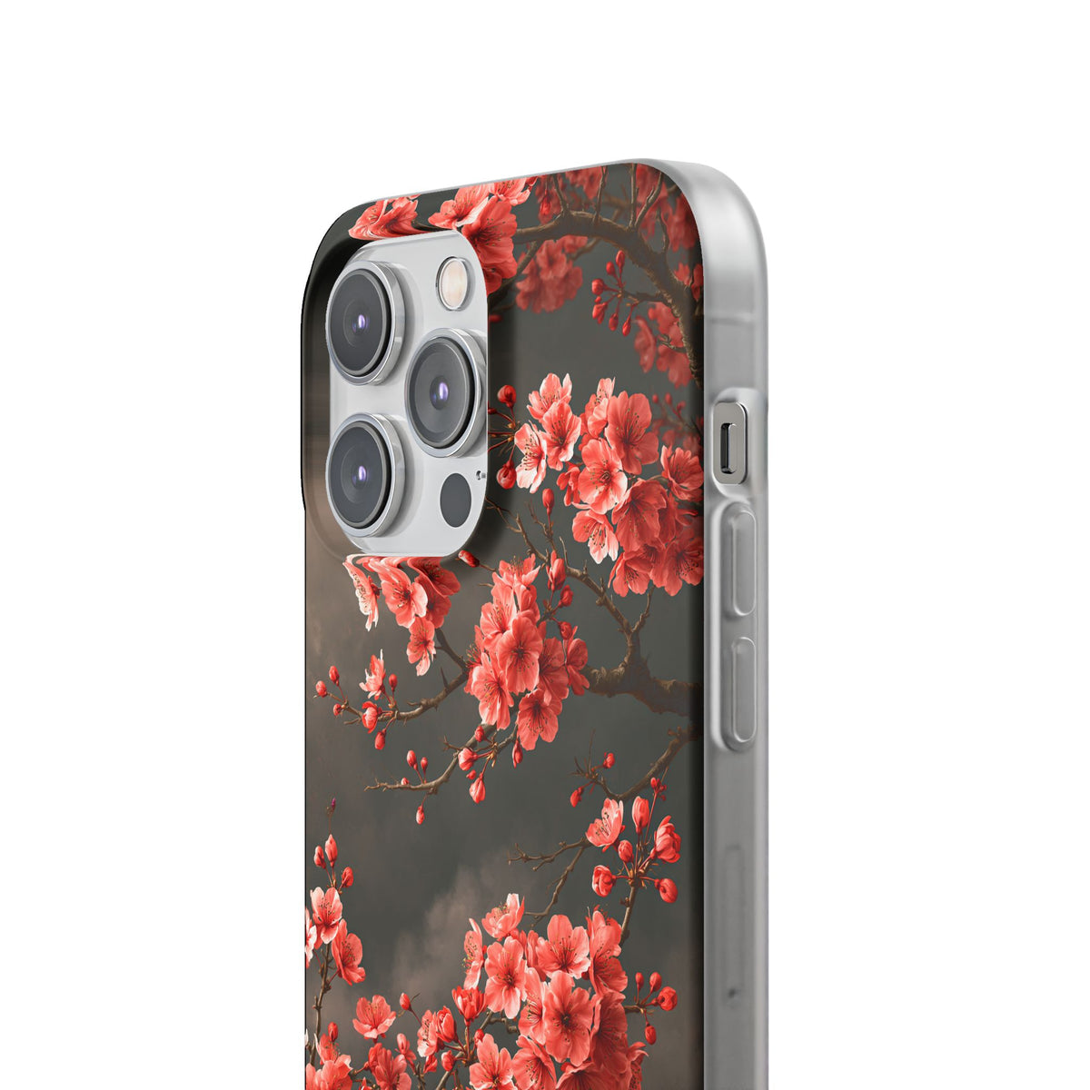 Dark Sakura Nocturne · Lite Phone Case for iPhone · Black