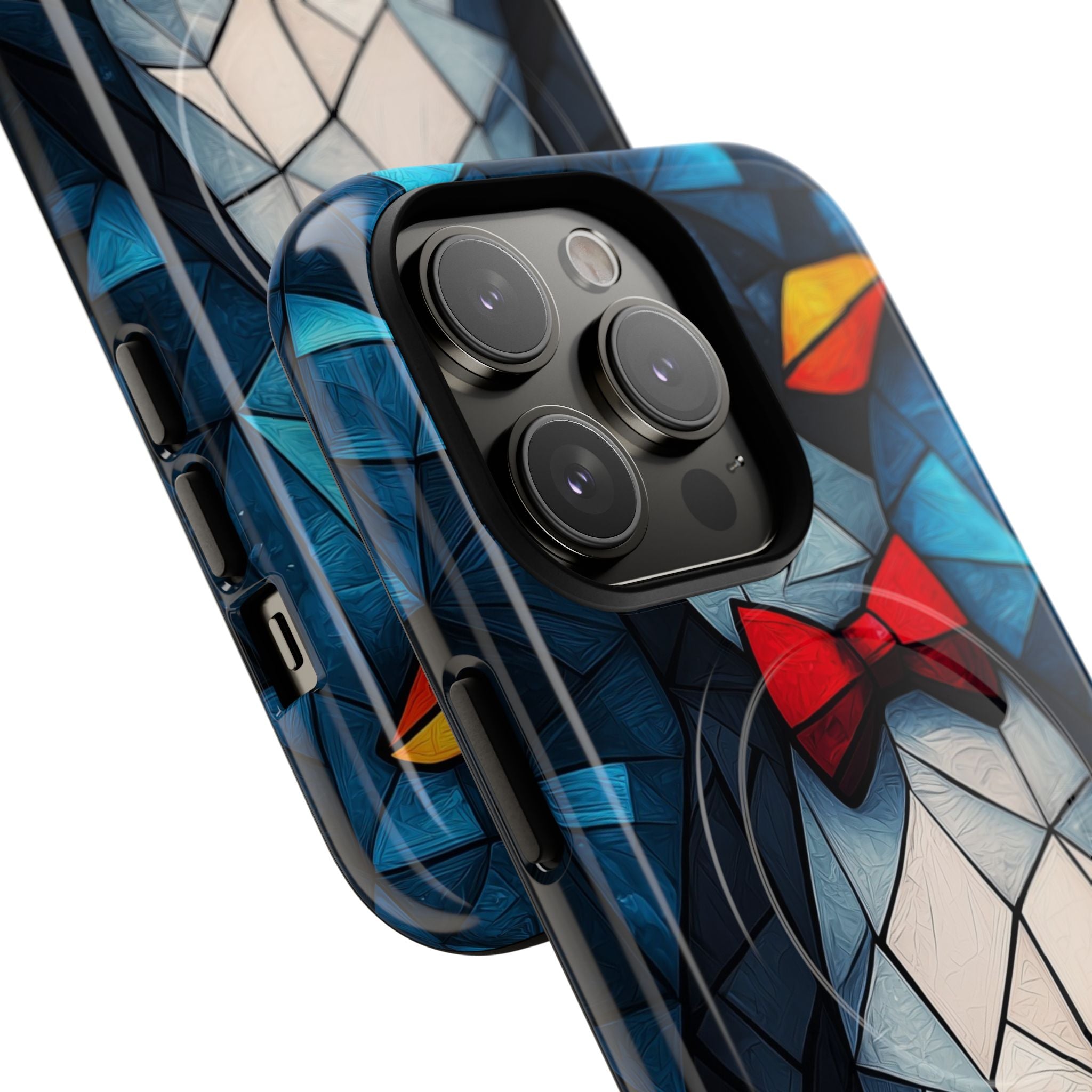 Mosaic Bowtie Penguin · Tough+ Phone Case for iPhone · Magsafe