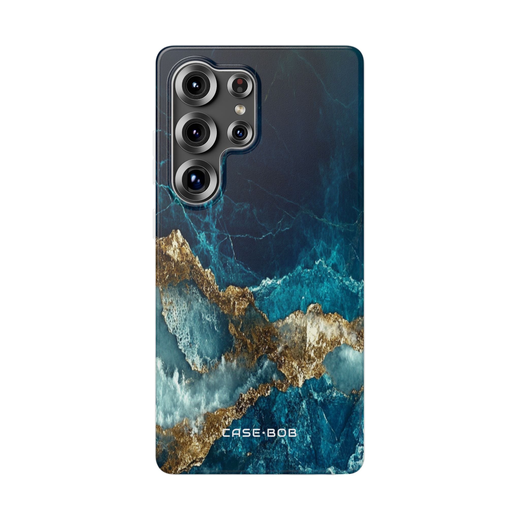 Gezacktes Gold Split Samsung S25 Ultra Case - Soft