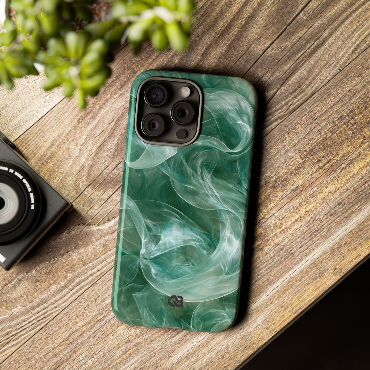 Translucent Aqua Flow · Tough Phone Case for iPhone · Teal