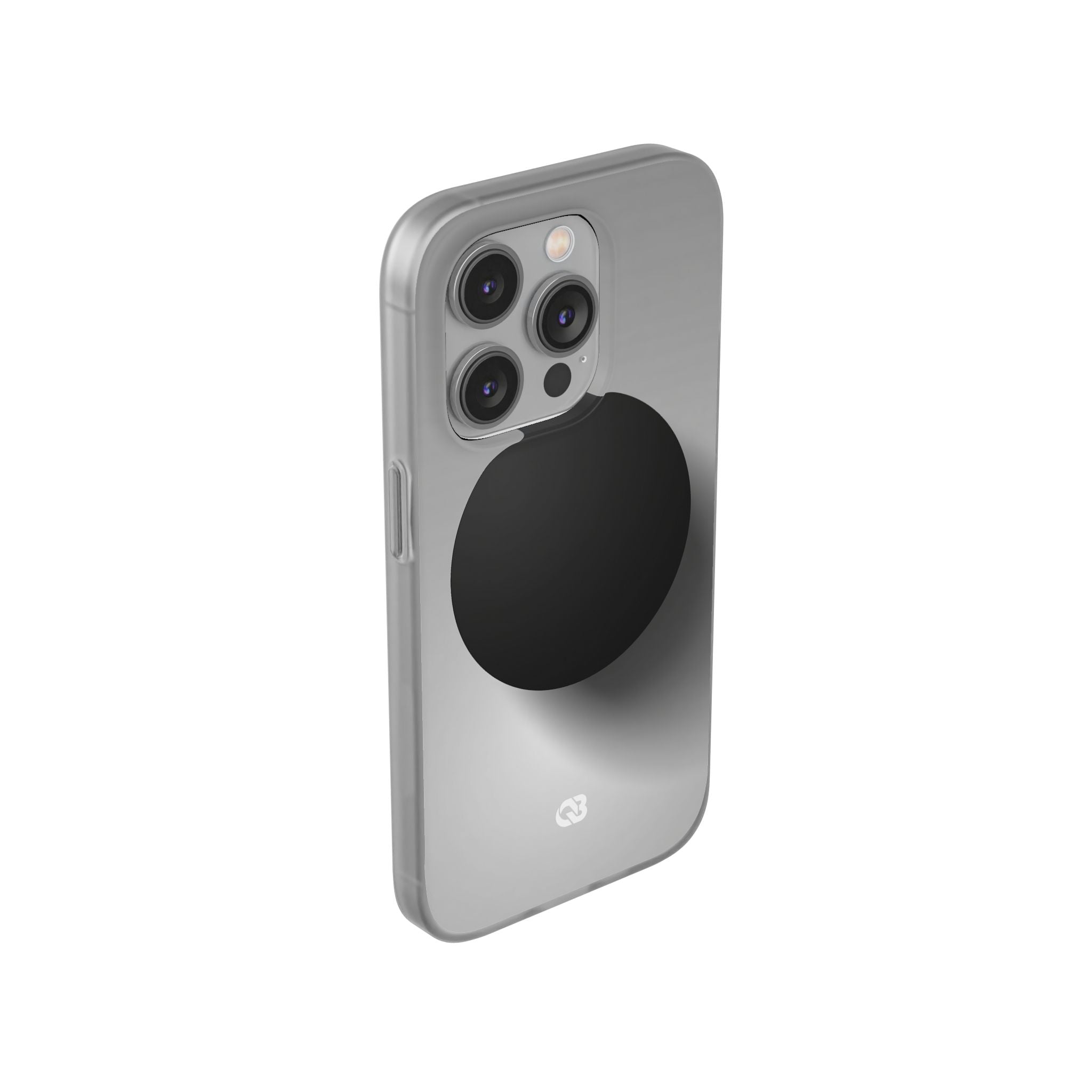 Grey Lite Phone Case for iPhone - Matte Onyx Sphere