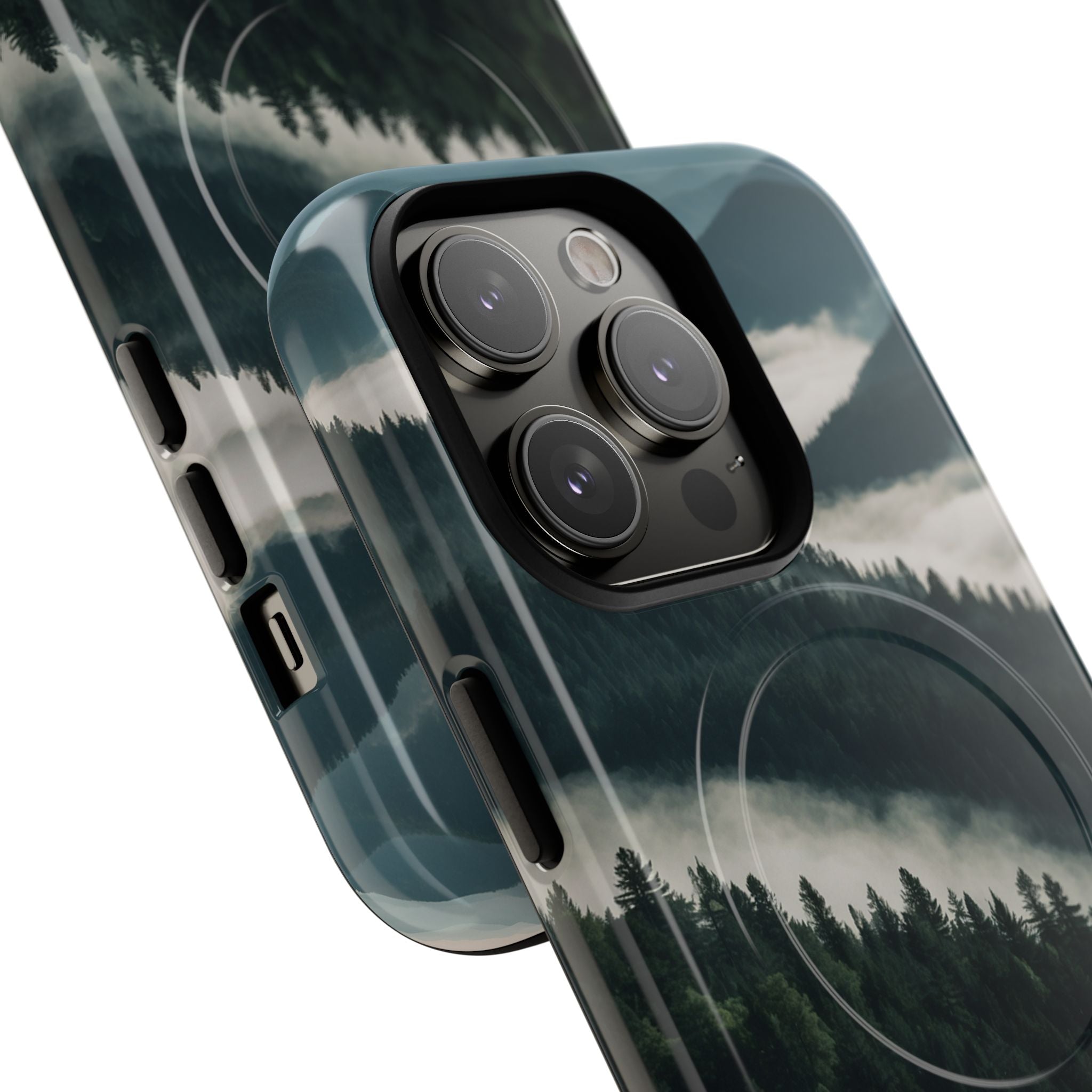 Misty Pine Peaks · Tough+ Phone Case for iPhone · Magsafe