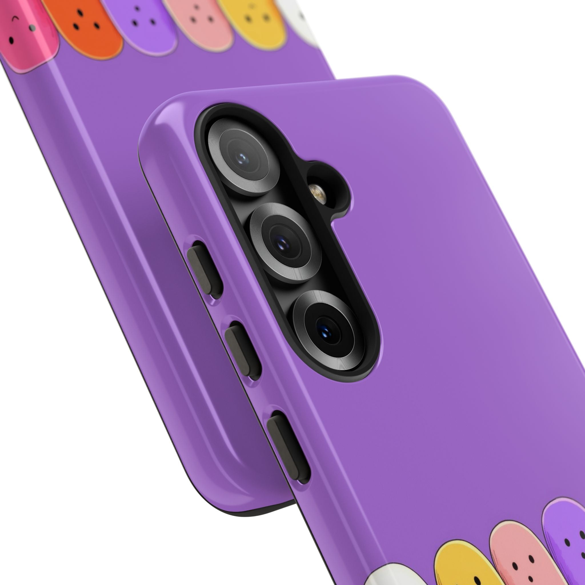 Colorful Ghosts Samsung S25 Case - Tough