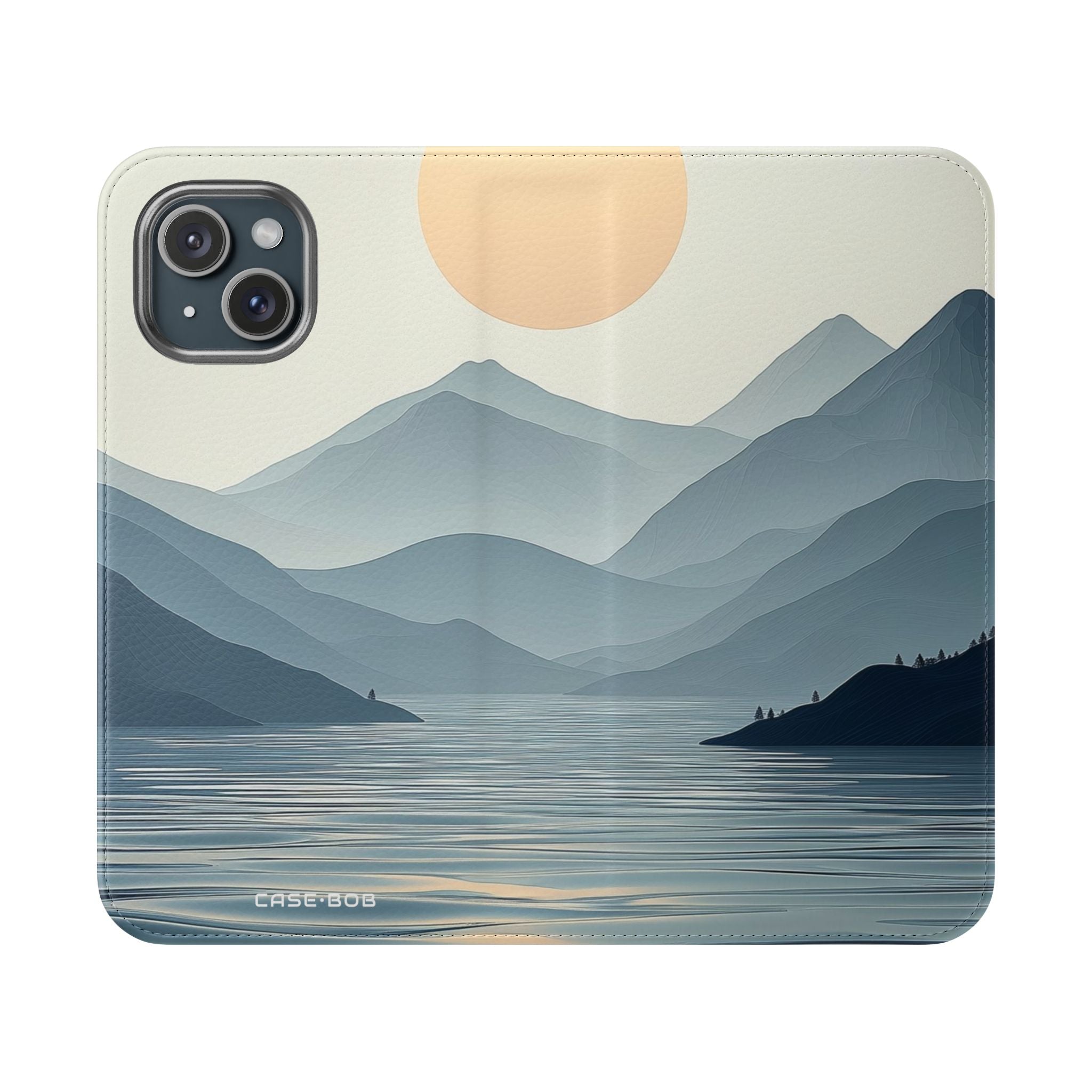 Pale Sun Horizon - iPhone 15 Case - Wallet