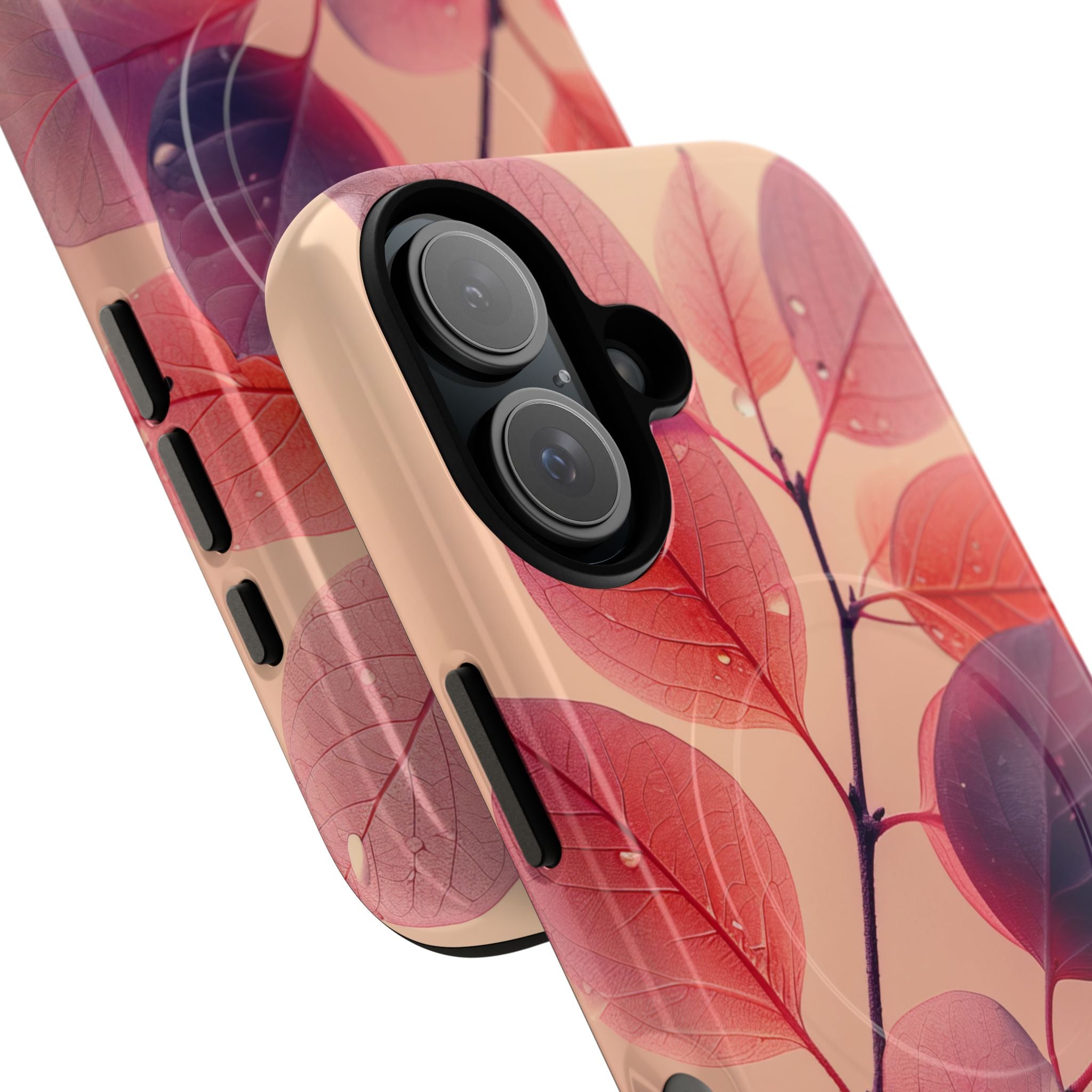 Dewy Magenta Foliage · Tough+ Phone Case for iPhone · Magsafe