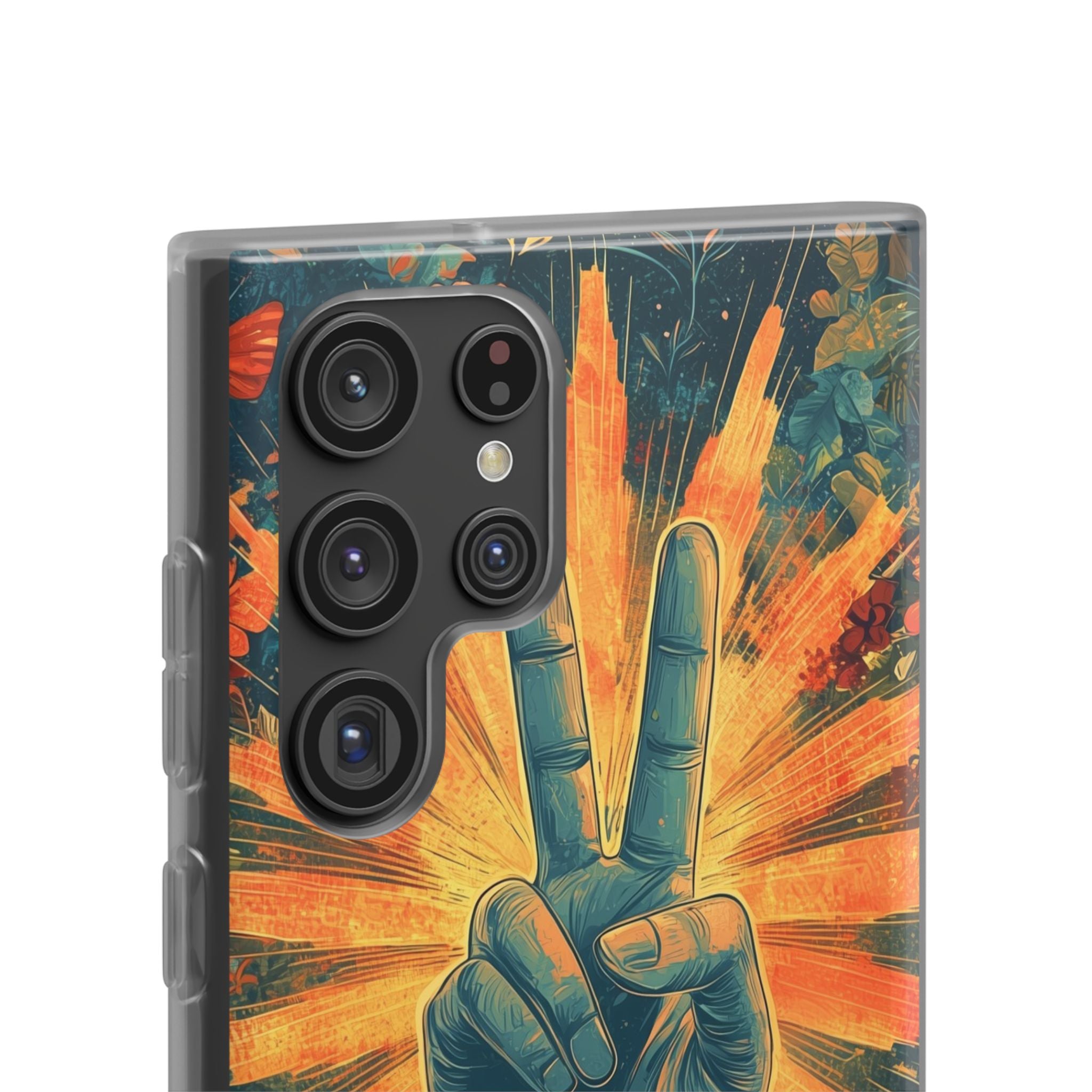 Radiant Peace Bloom · Soft Phone Case for Samsung