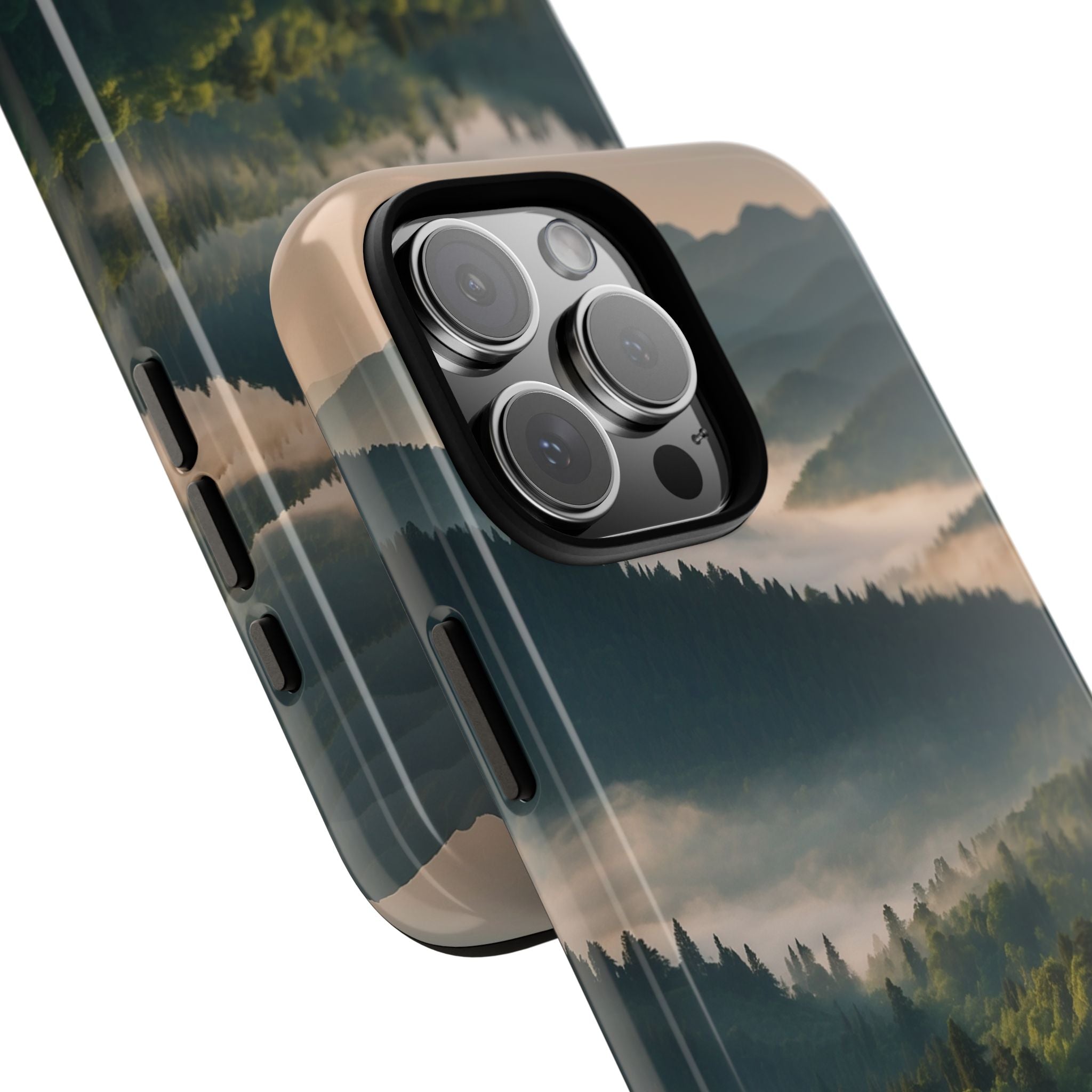 Foggy Mountain Ridge · Tough Phone Case for iPhone