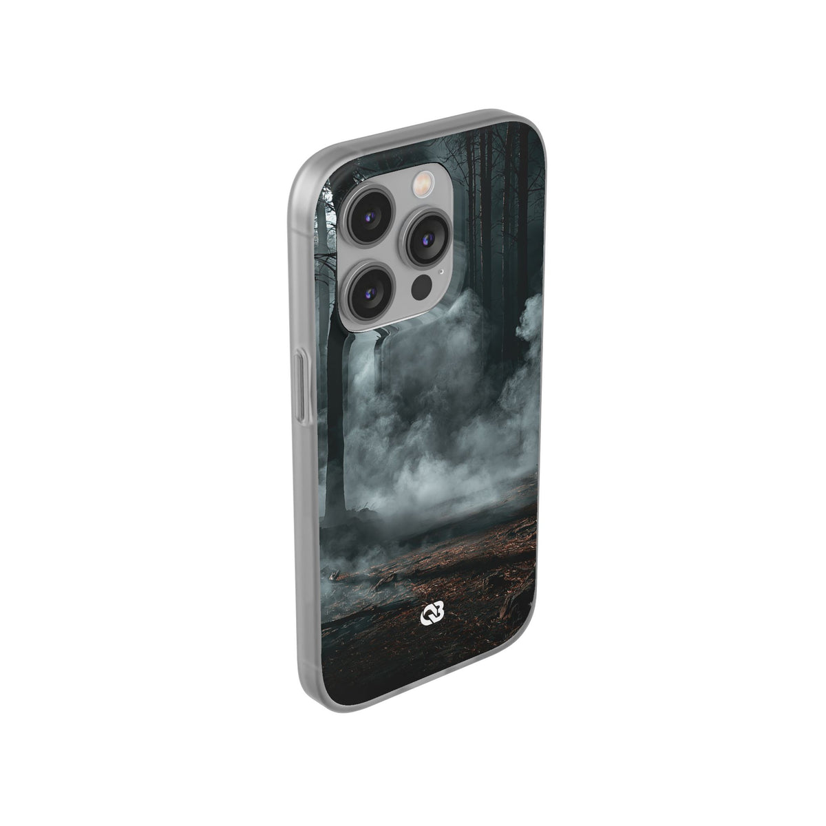 Shadowed Pine Mist · Lite Phone Case for iPhone · Black