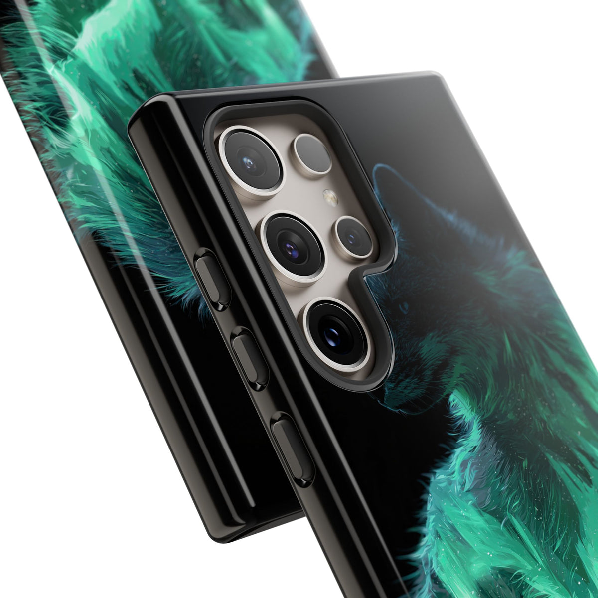 Nordic Aurora Fox · Tough Phone Case for Samsung · Teal