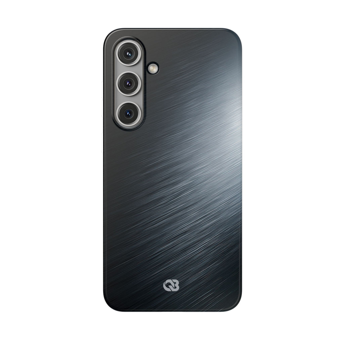 Grey Lite Phone Case for Samsung - Charcoal Brushed Steel