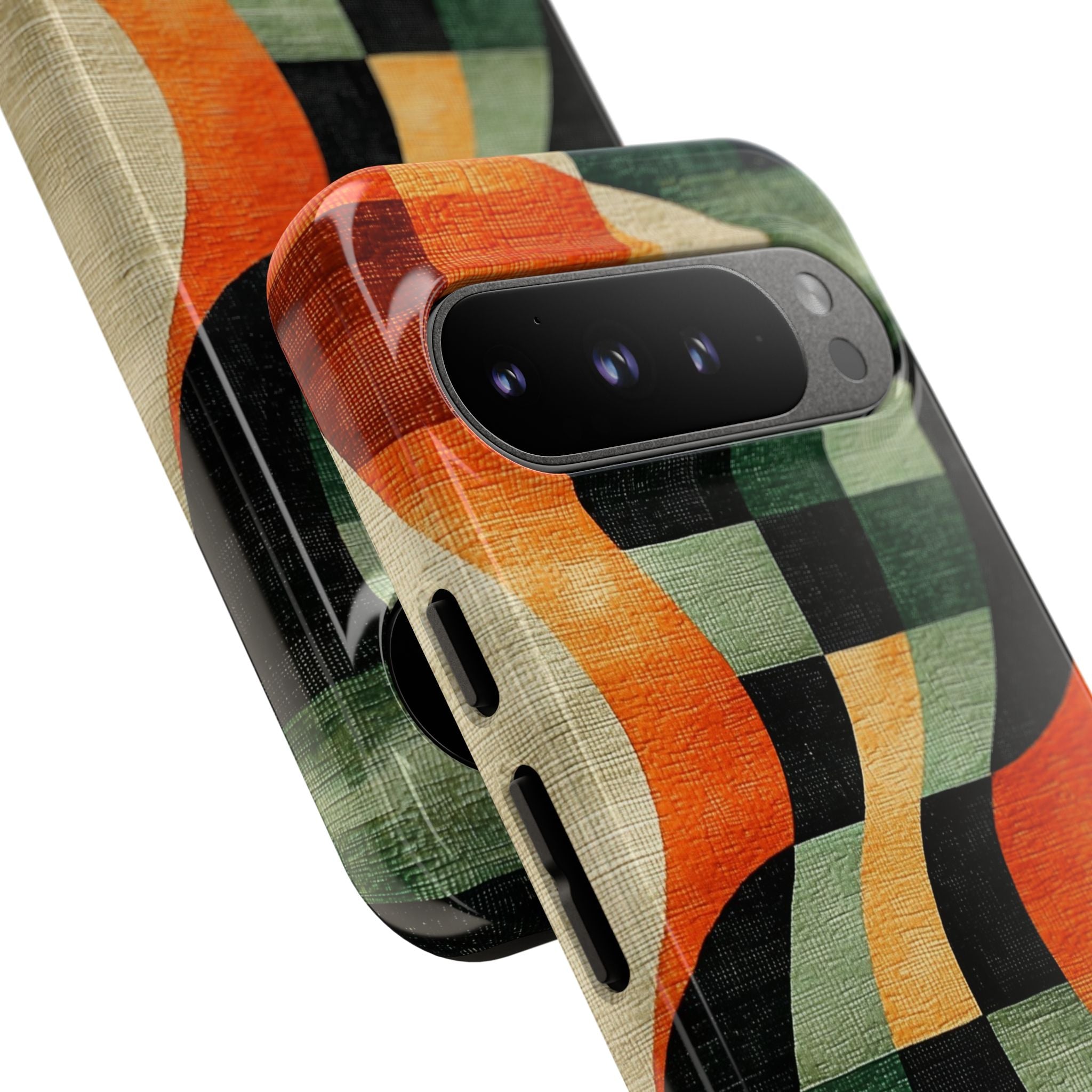 Burnt Orange Curve · Tough Phone Case for Google Pixel