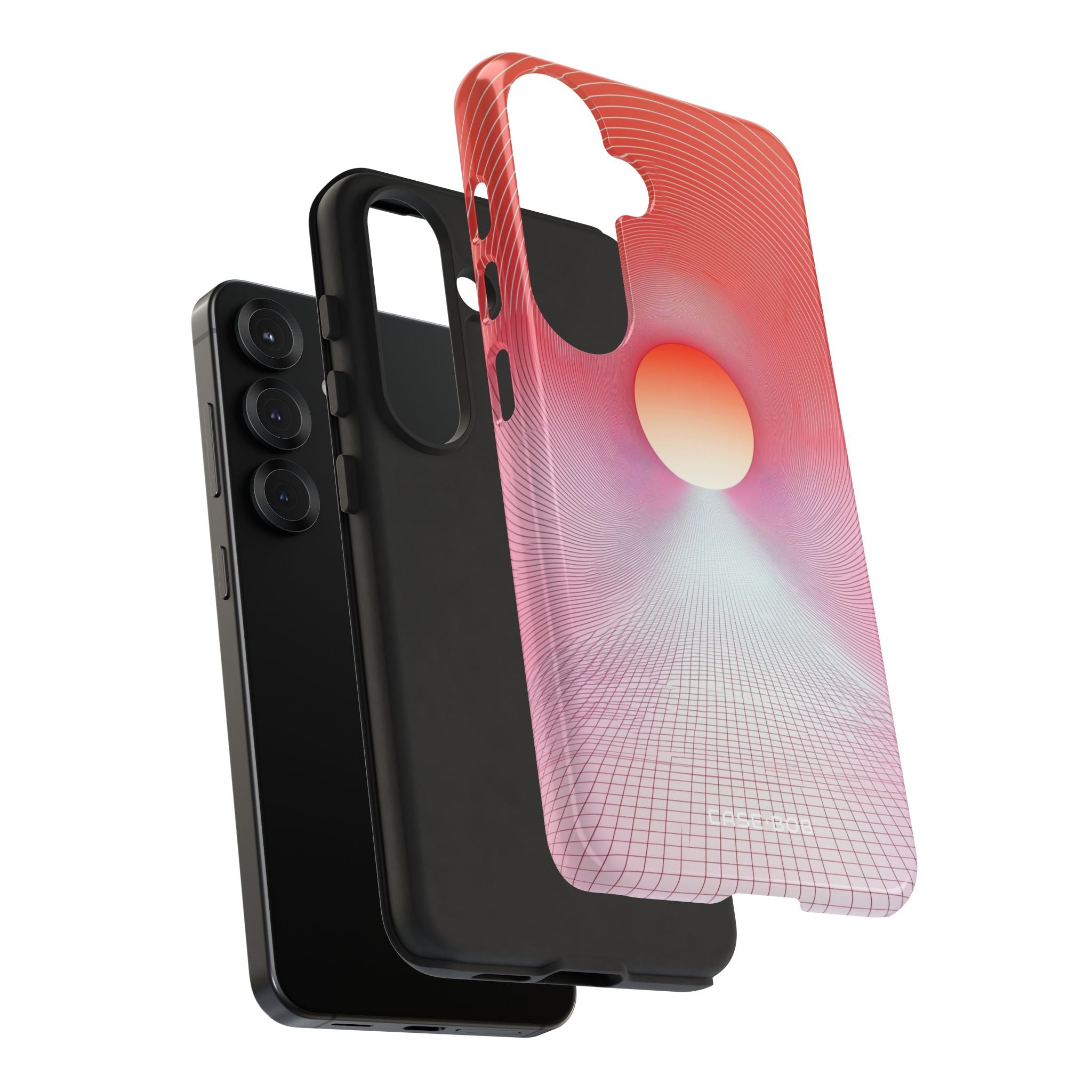 Orange Portal Samsung S25 Case - Tough