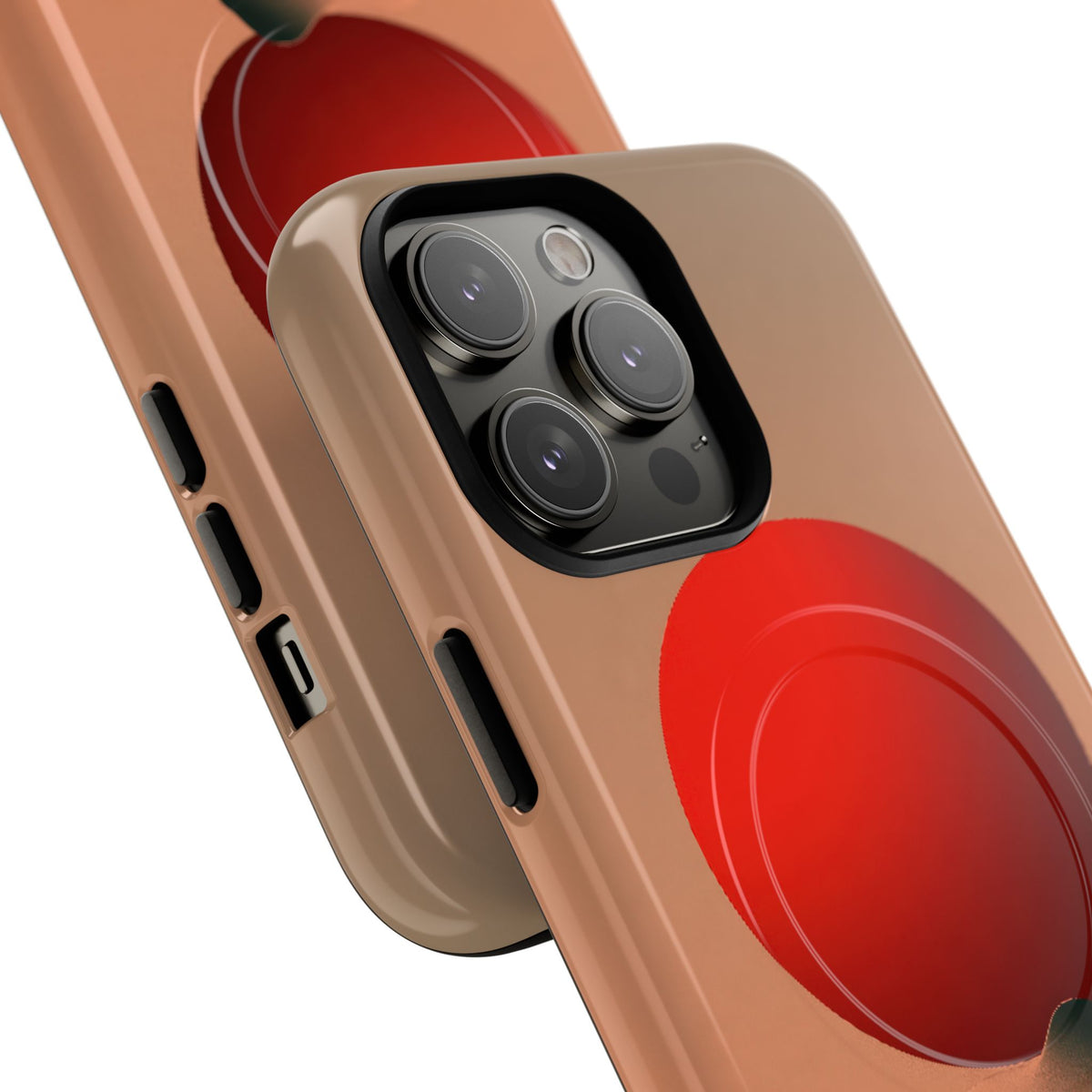Crimson Sol Ridge · Tough 2.0 Magnetic Phone Case for iPhone · Red