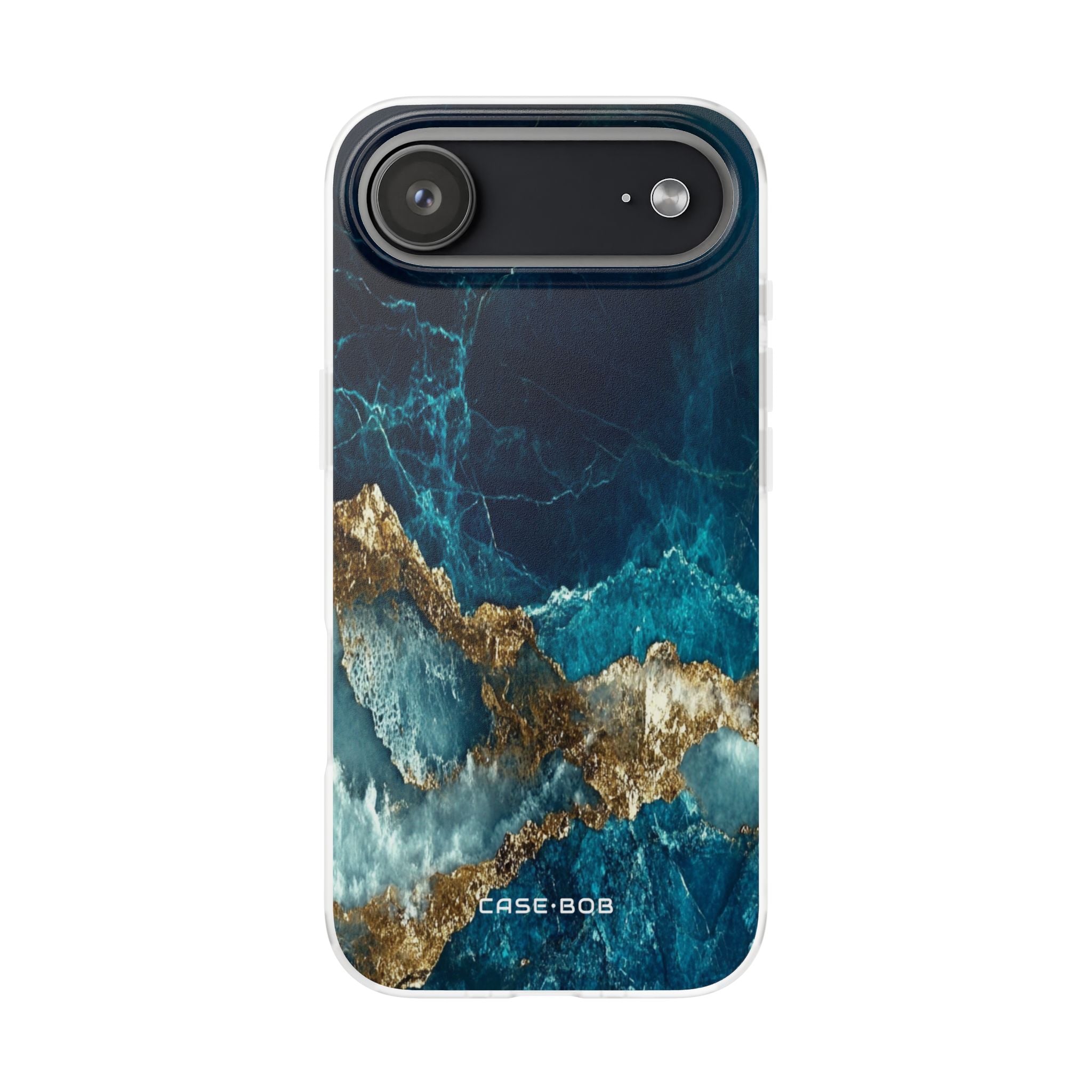 Jagged Gold Split iPhone 17 Air Case - Soft - CASE•BOB