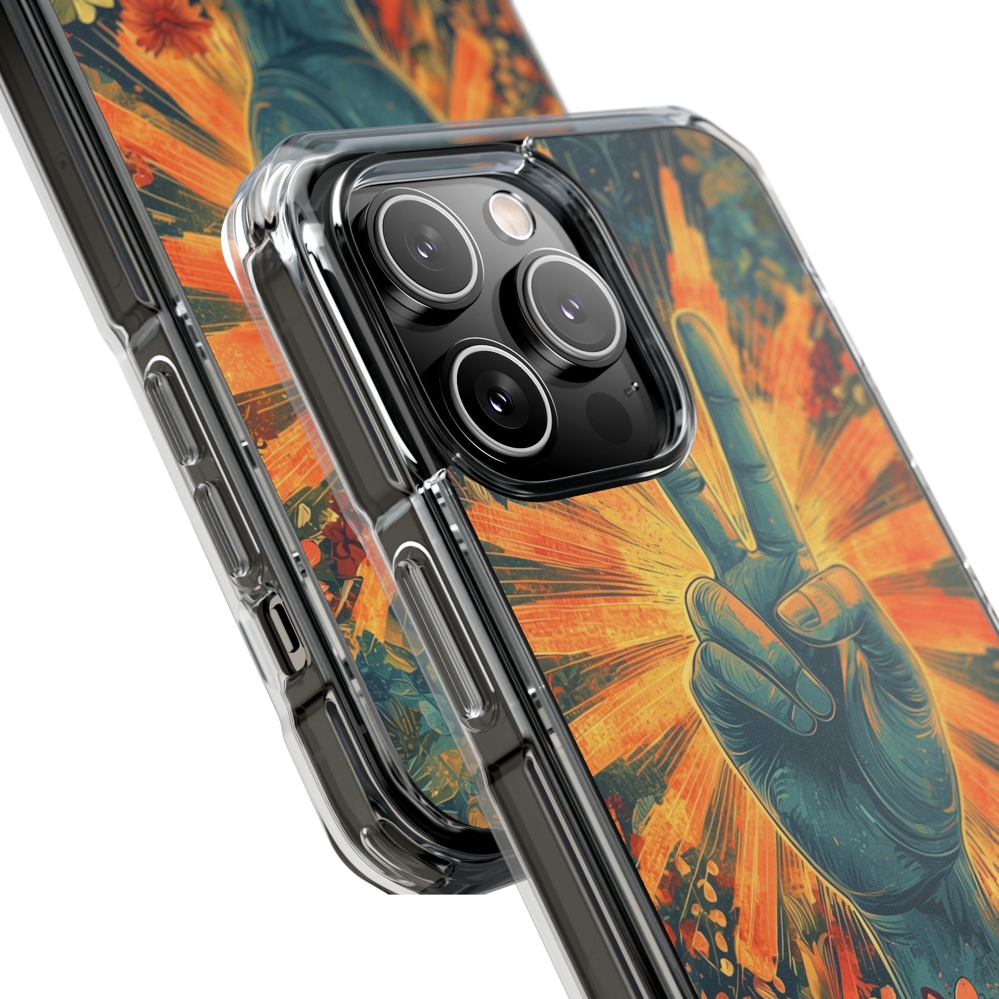 Radiant Peace Bloom · Impact etui na telefon dla iPhone · MagSafe