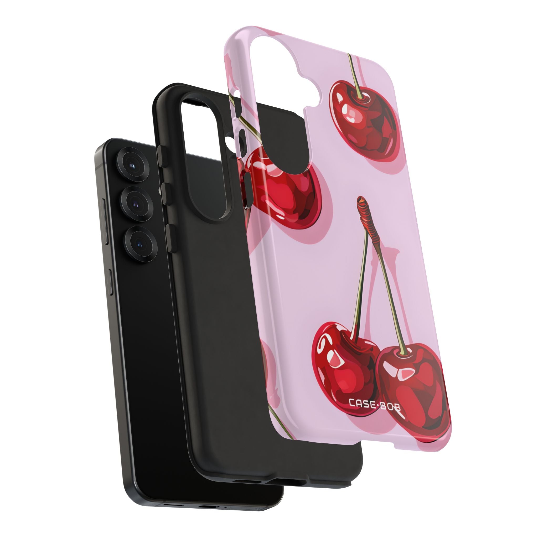 Glossy Cherry Burst Samsung S25 Case - Tough - CASE•BOB