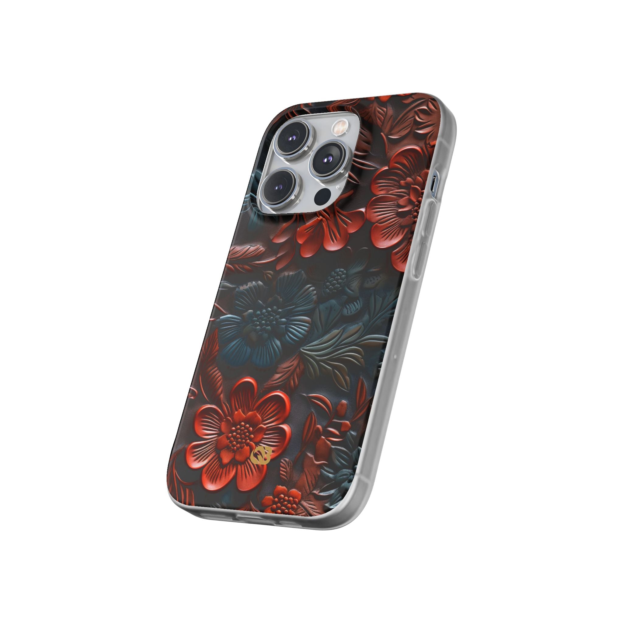 Carved Earth Bloom · Soft Phone Case for iPhone