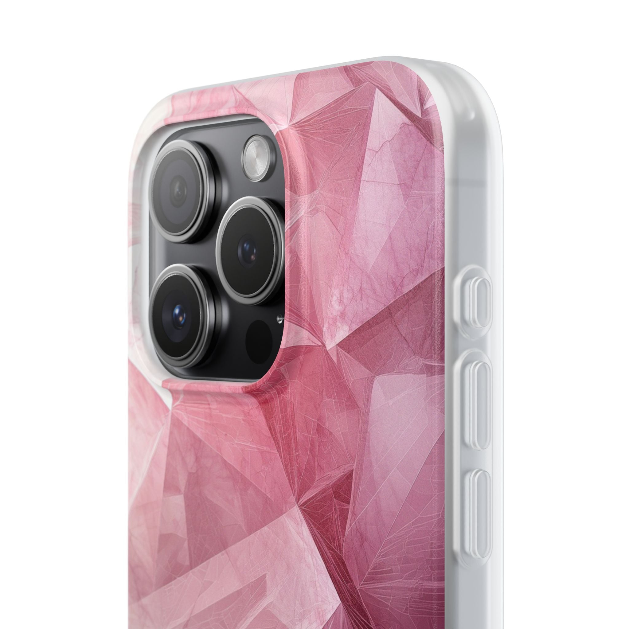 Shattered Rose Shards · Soft Phone Case for iPhone