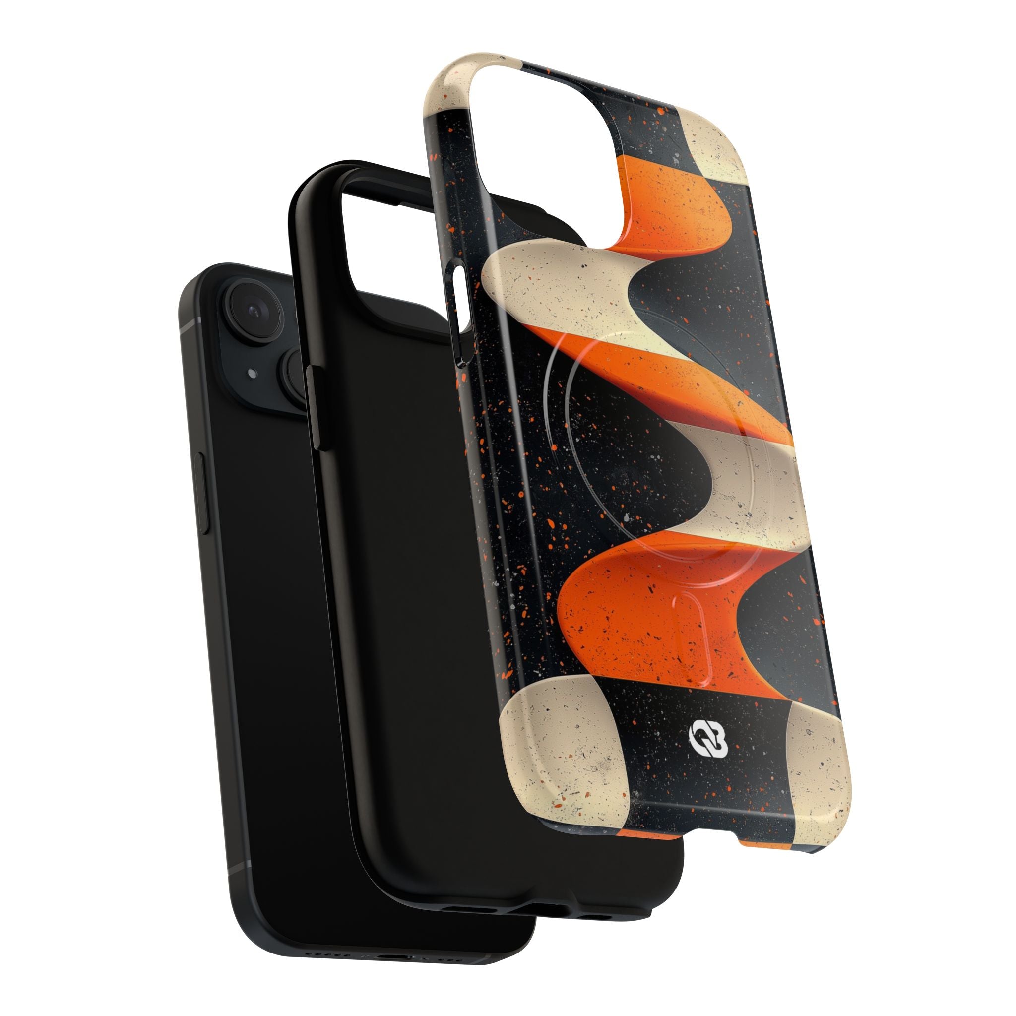Orange Grit Twist · Tough+ Phone Case for iPhone · Magsafe