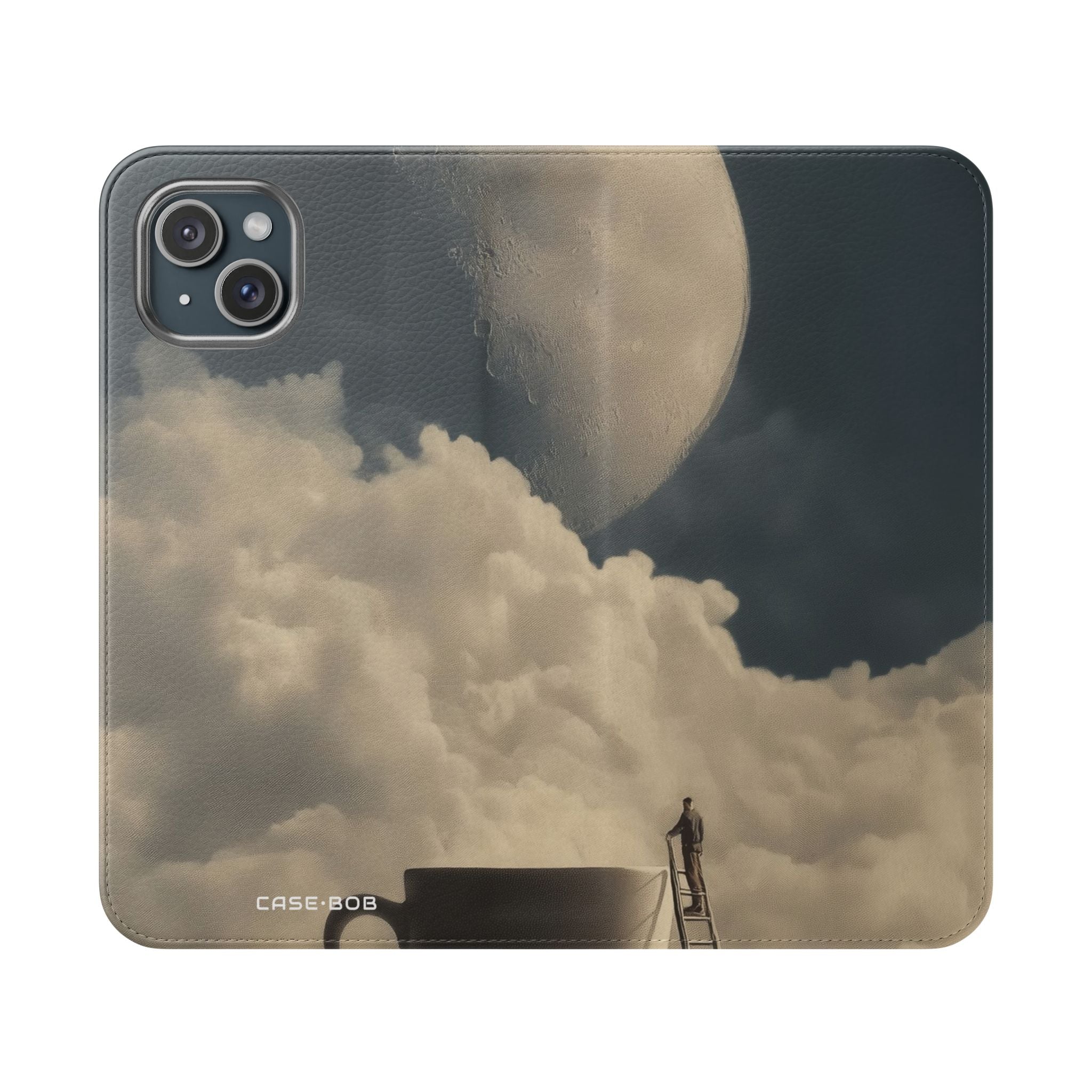 Moonlit Cup - iPhone 15 Plus Case - Wallet