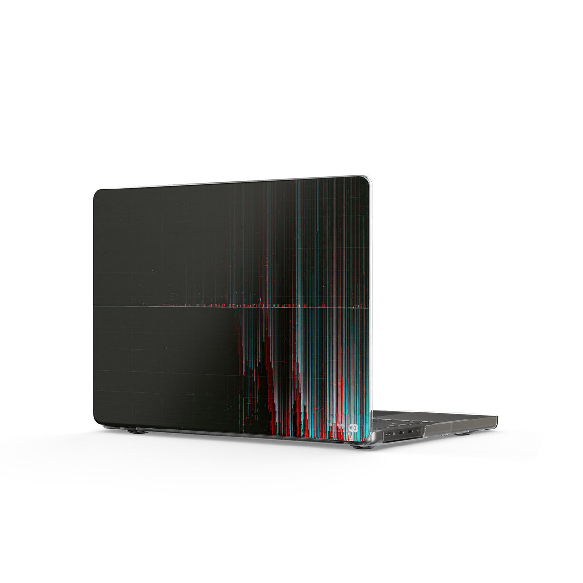Chromatic Fracture · Clear Hard Case for MacBook · Black